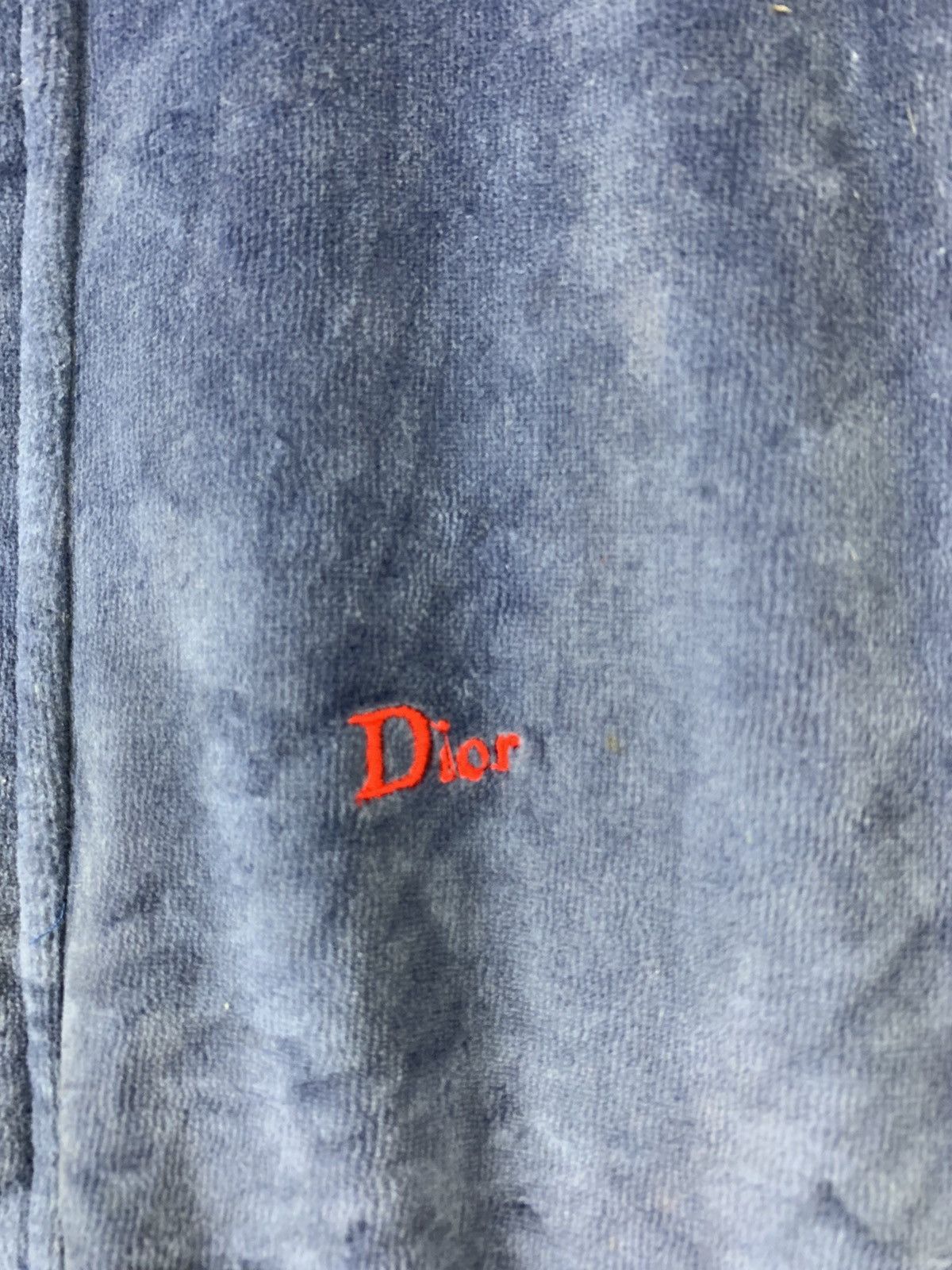 Christian Dior Monsieur Vintage Christian Dior Blue Velvet Jacket Size US L / EU 52-54 / 3 - 11 Thumbnail