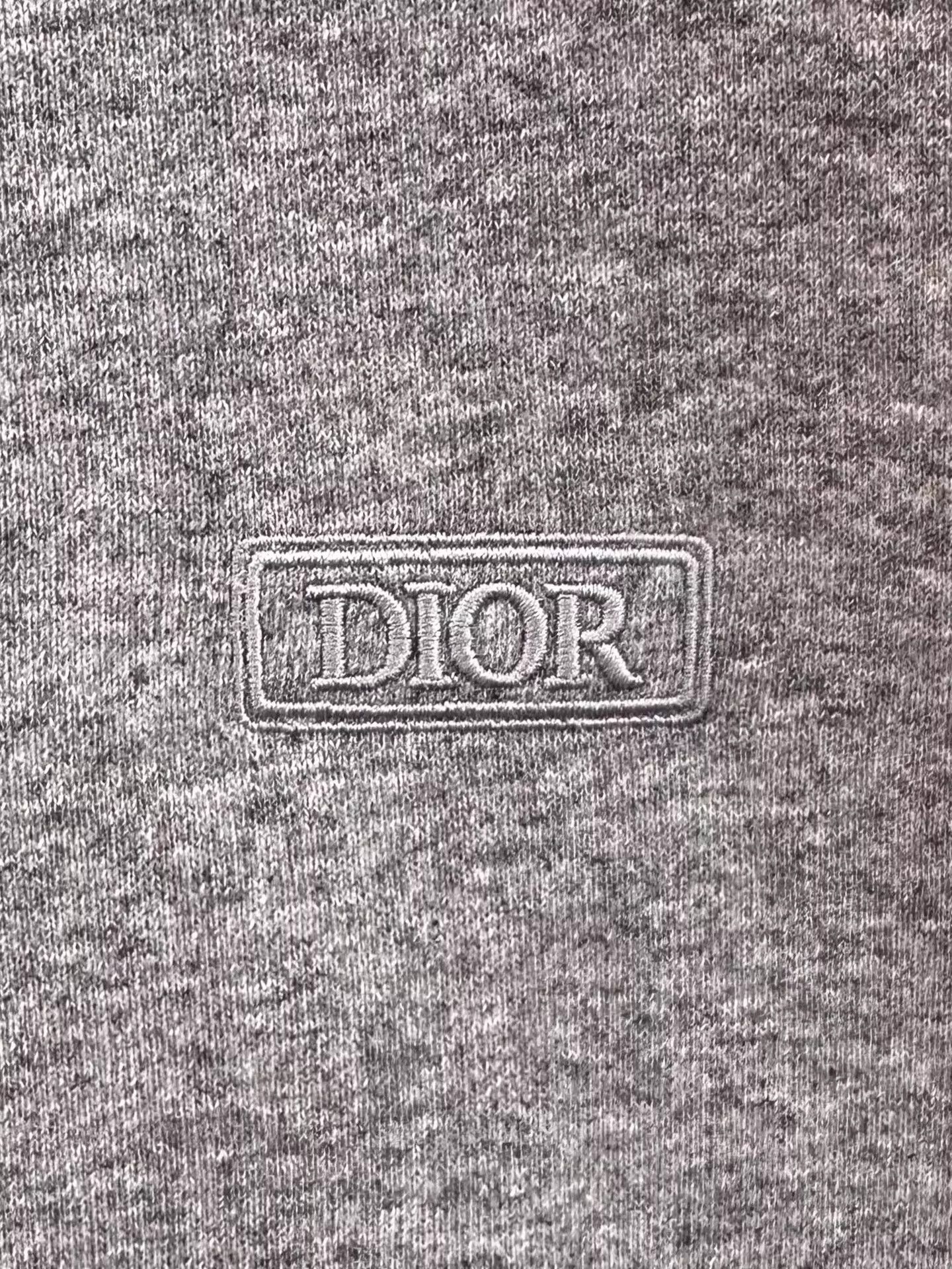 Dior Dior Icons Gray Cashmere Men's Embroidered Logo Hoodie L Size US L / EU 52-54 / 3 - 4 Thumbnail