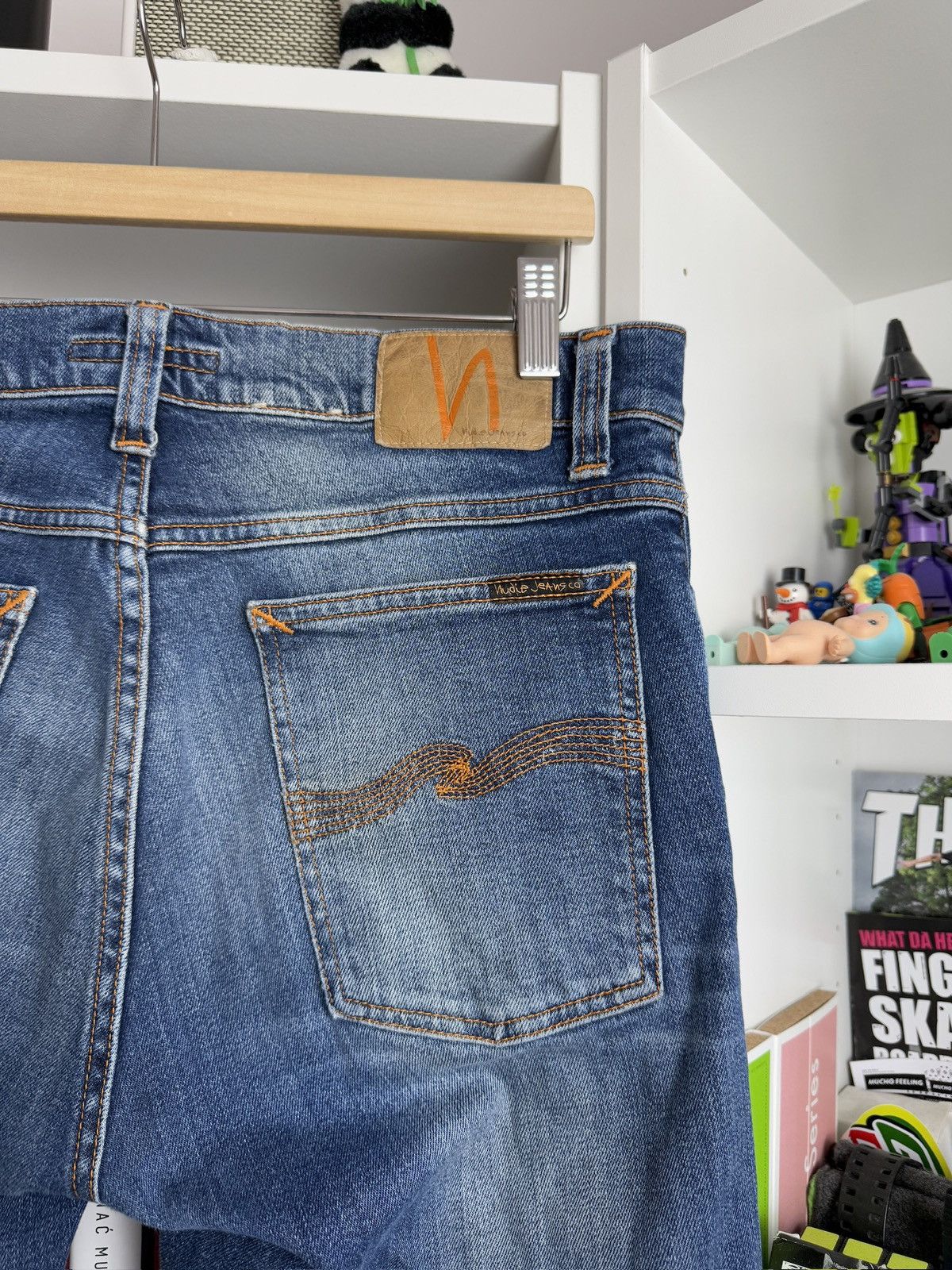 Designer × Nudie Jeans Nudie Jeans straight fit denim pants 31x32 designer casual Size US 31 - 6 Thumbnail