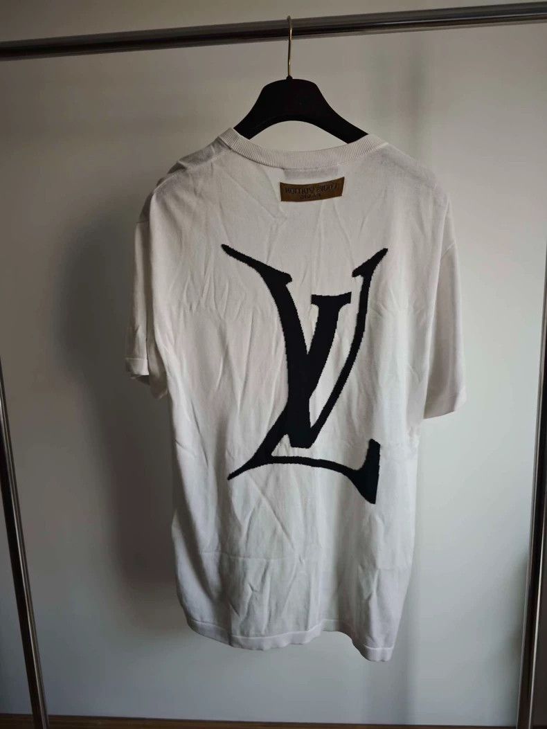 Louis Vuitton White back logo short sleeve