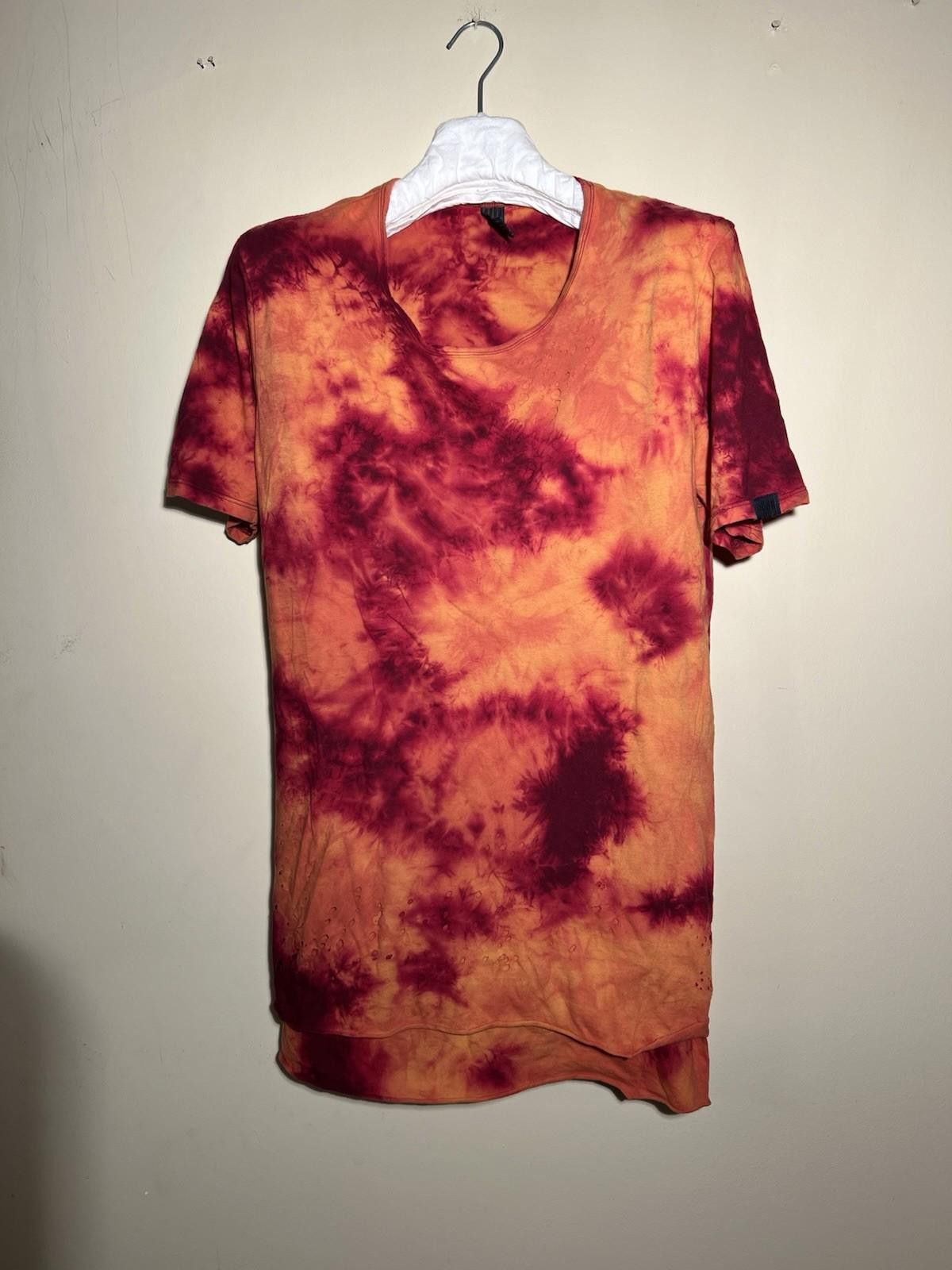 Maison MIHARA YASUHIRO Pre-Owned MIHARA YASUHIRO Orange Tie Dye T-Shirt Size 50 Size US XL / EU 56 / 4 - 2 Thumbnail