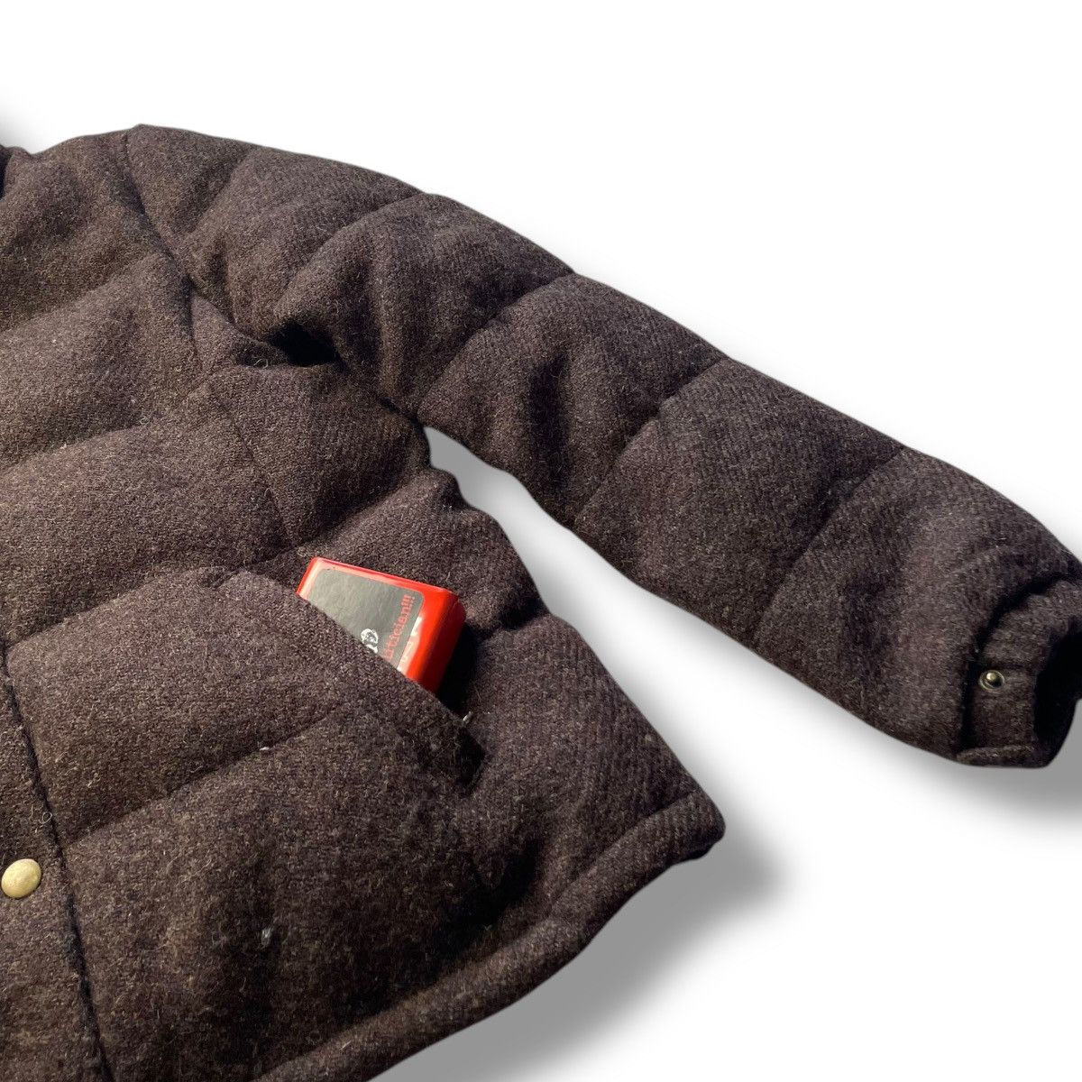 Harris Tweed HARRIS TWEED x EARTH MUSIC & ECOLOGY WOOL DOWN JACKET Size M / US 6-8 / IT 42-44 - 6 Thumbnail
