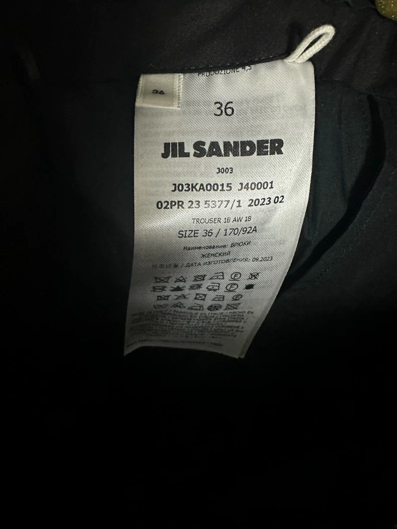 Jil Sander Jil Sander Black suit work pants Size 24" / US 00 / IT 34 - 3 Thumbnail