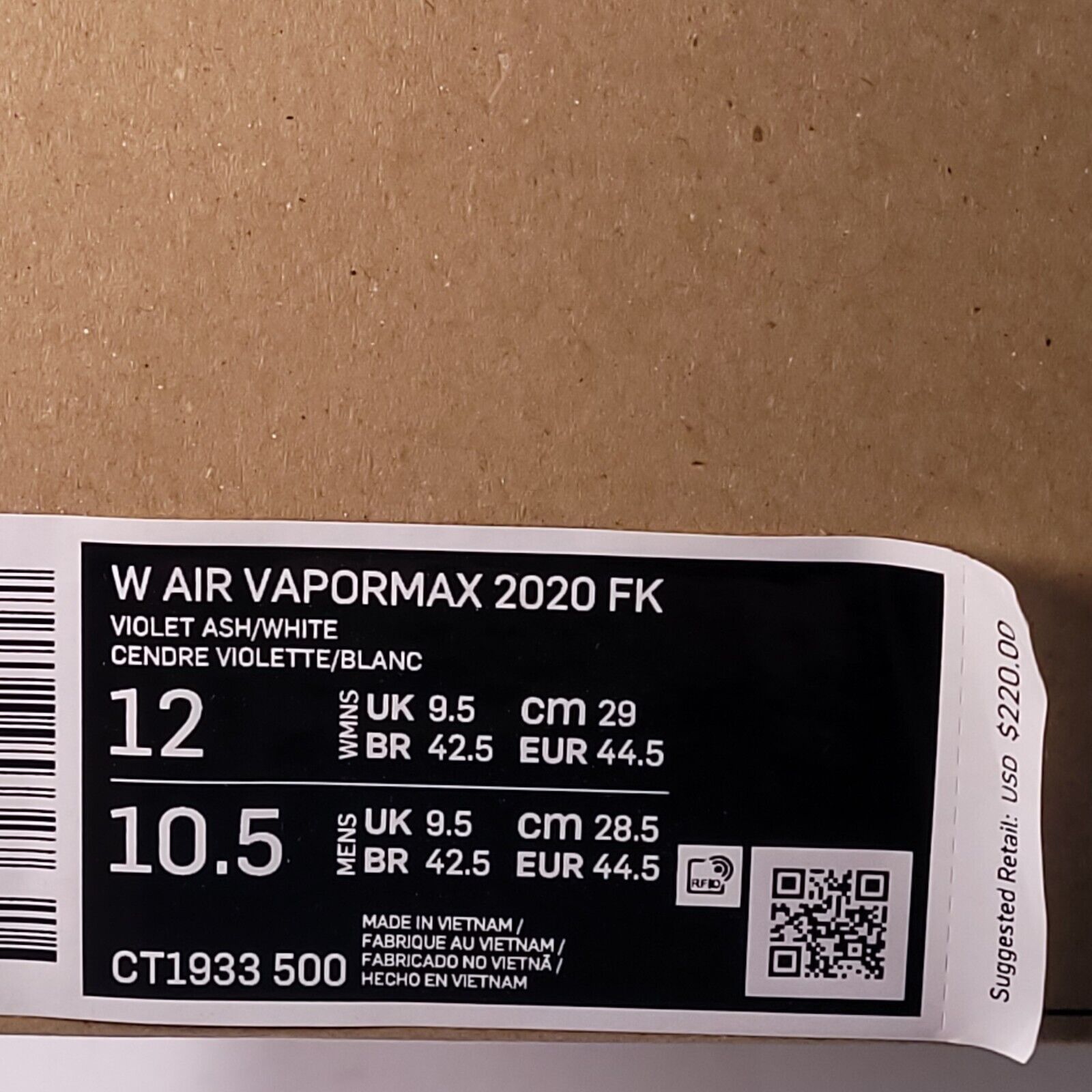 Nike Nike Air Vapormax 2020 FK Shoe Women Size 12 CT1933-500 Pink Size US 12 / IT 42 - 9 Thumbnail