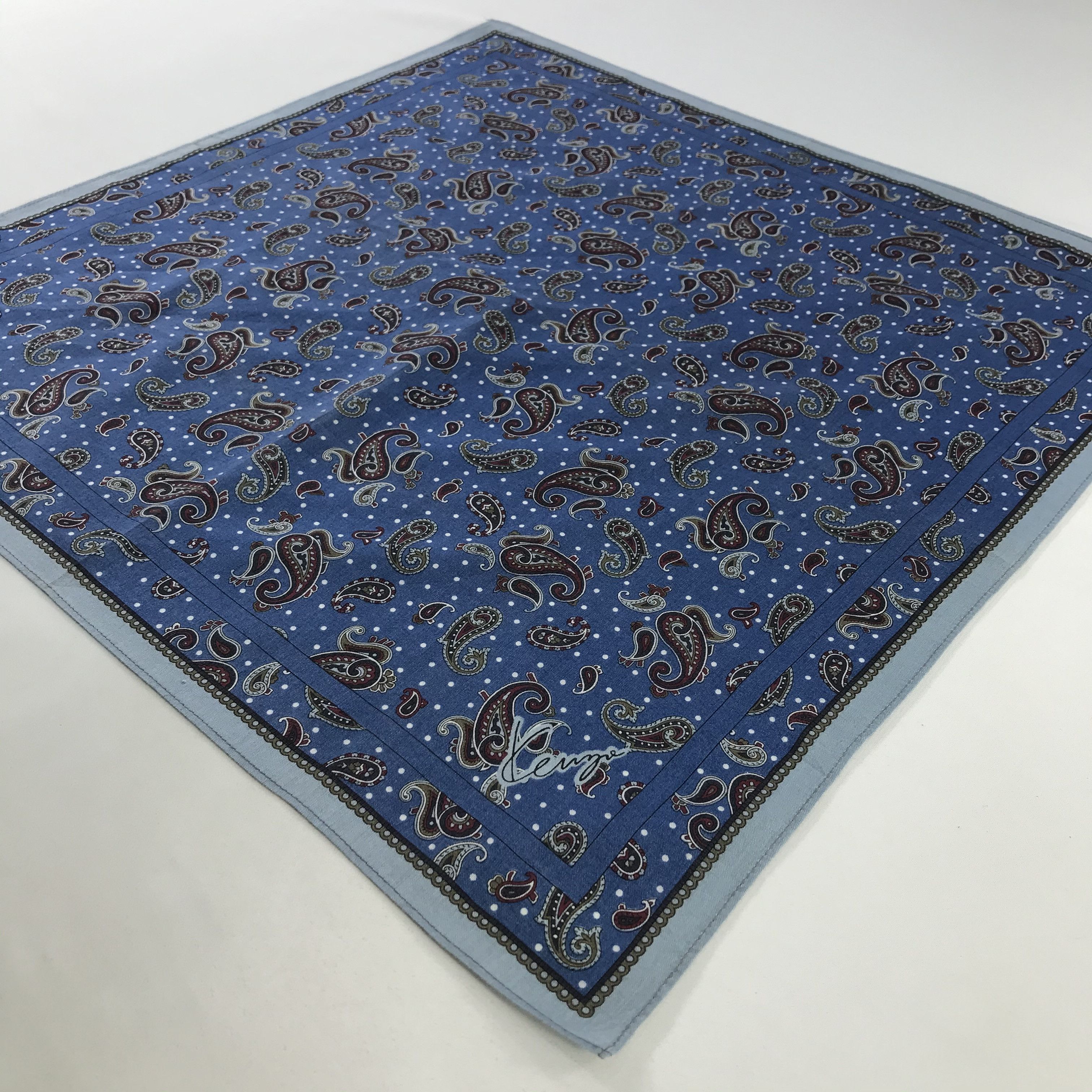 Kenzo × Vintage Kenzo Bandana / Handkerchief / Neckerchief - S1055 Size ONE SIZE - 2 Thumbnail