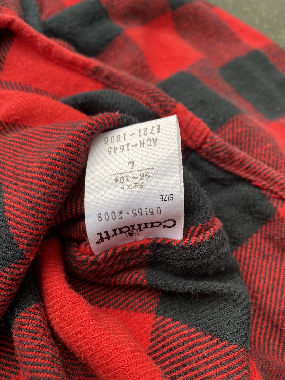 Carhartt × Vintage 90’s CARHARTT RARE Y2K CHECK LONG SLEEVE BUTTON UP SHIRT Size US L / EU 52-54 / 3 - 7 Thumbnail