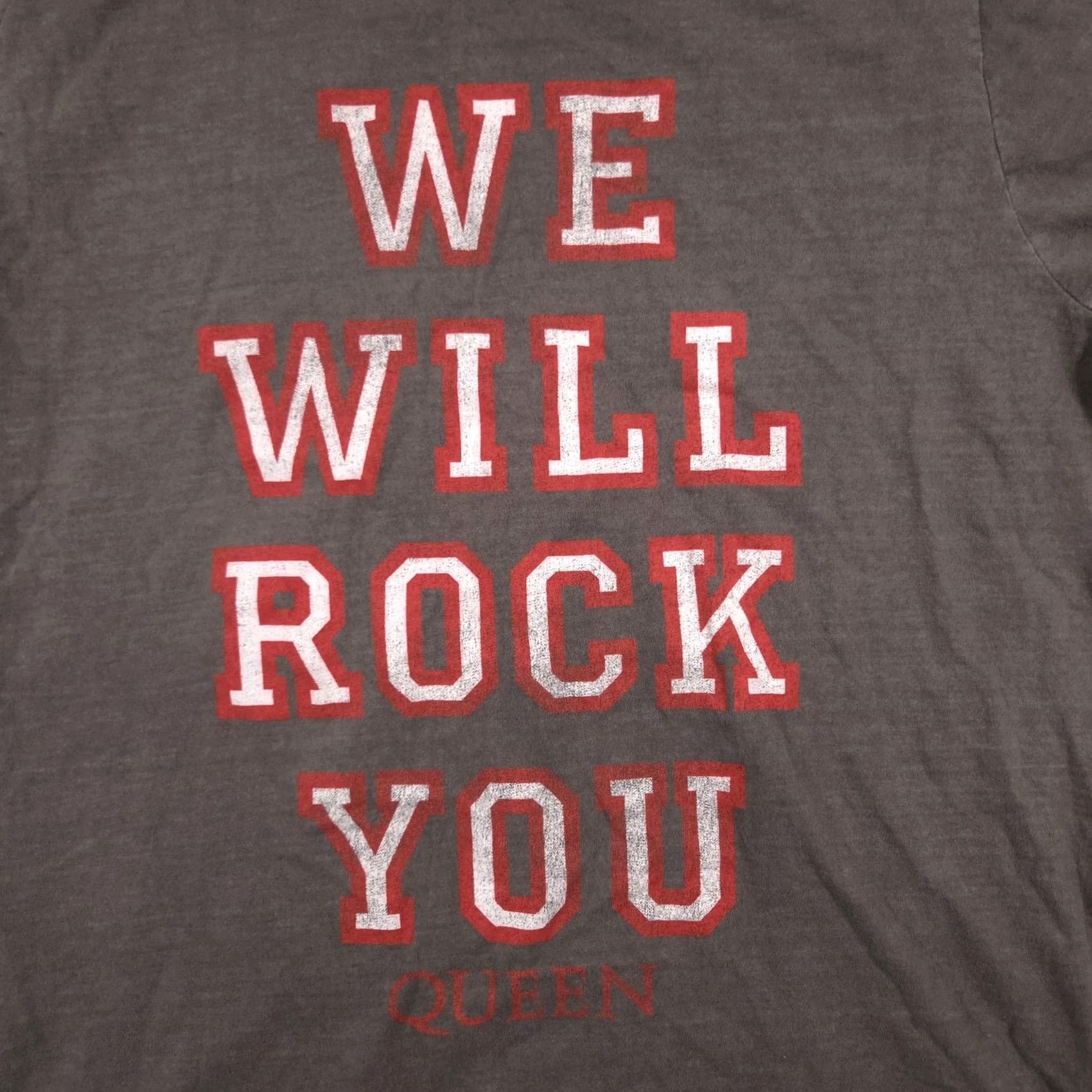 Vintage Queen We Will Rock You Shirt Mens Large Gray Band Graphic Tee Cotton Music Tee Size US L / EU 52-54 / 3 - 4 Thumbnail