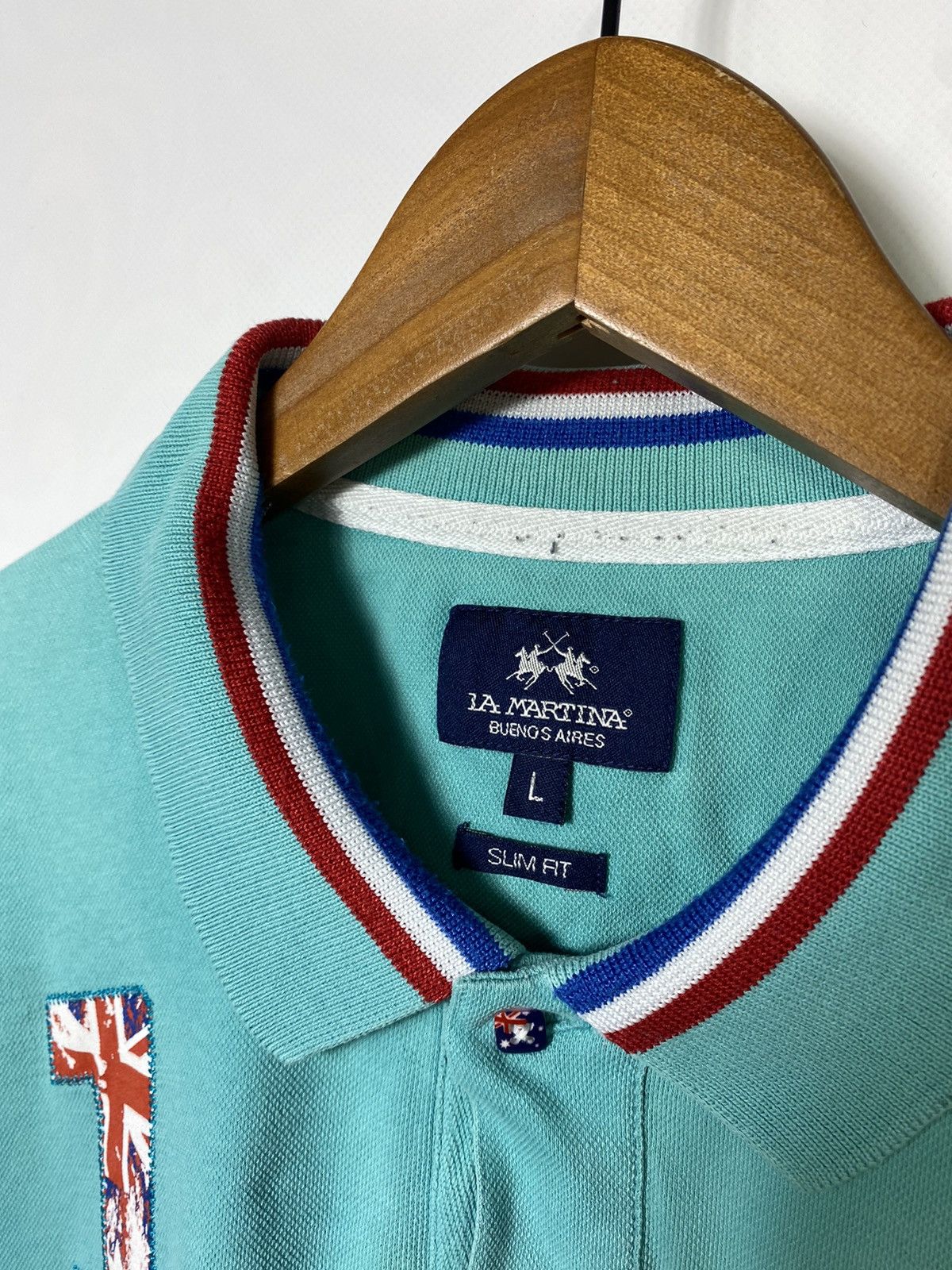 La Martina × Vintage Rare LA MARTINA Chief Keef Style Mens Polo T-shirt Size US L / EU 52-54 / 3 - 10 Thumbnail