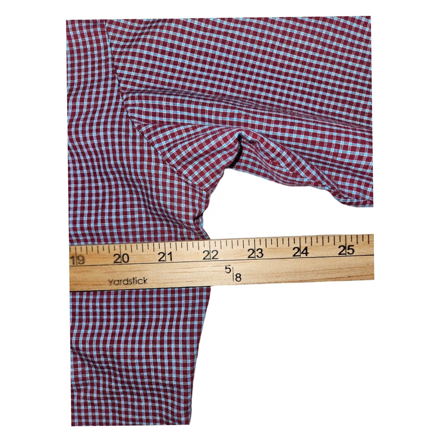 Roper Roper Pearl Snap Shirt Short Sleeve Men Large Red Check Western Cowboy Shirt Size US L / EU 52-54 / 3 - 3 Thumbnail