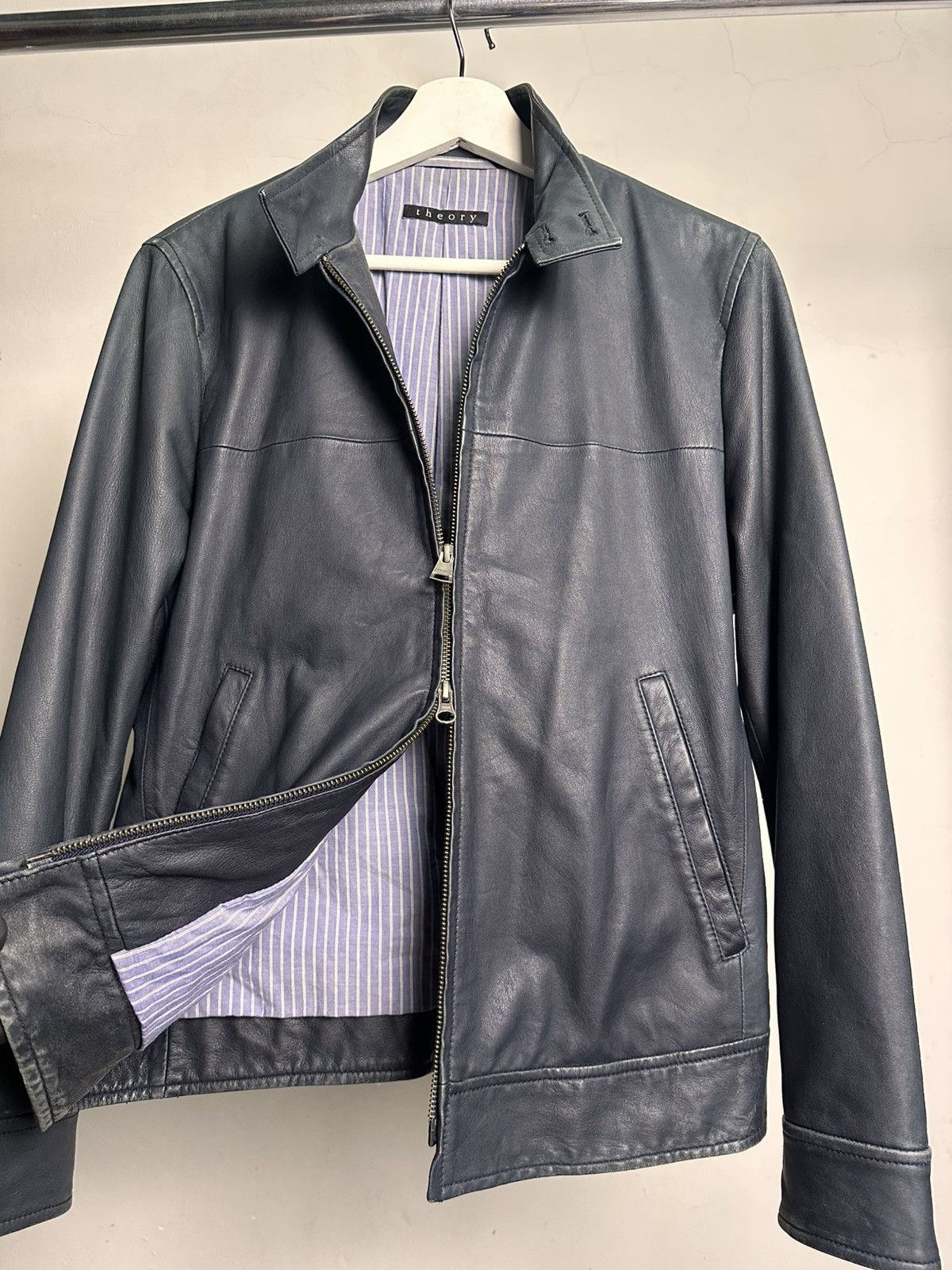 Theory Theory SheepSkin Leather Jacket Size US M / EU 48-50 / 2 - 14 Thumbnail