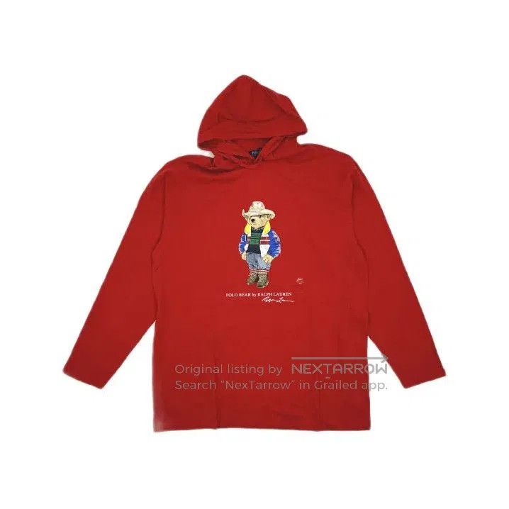 Polo Ralph Lauren Polo Ralph Lauren Bear Print Hooded Long. Size US XL / EU 56 / 4 - 2 Thumbnail