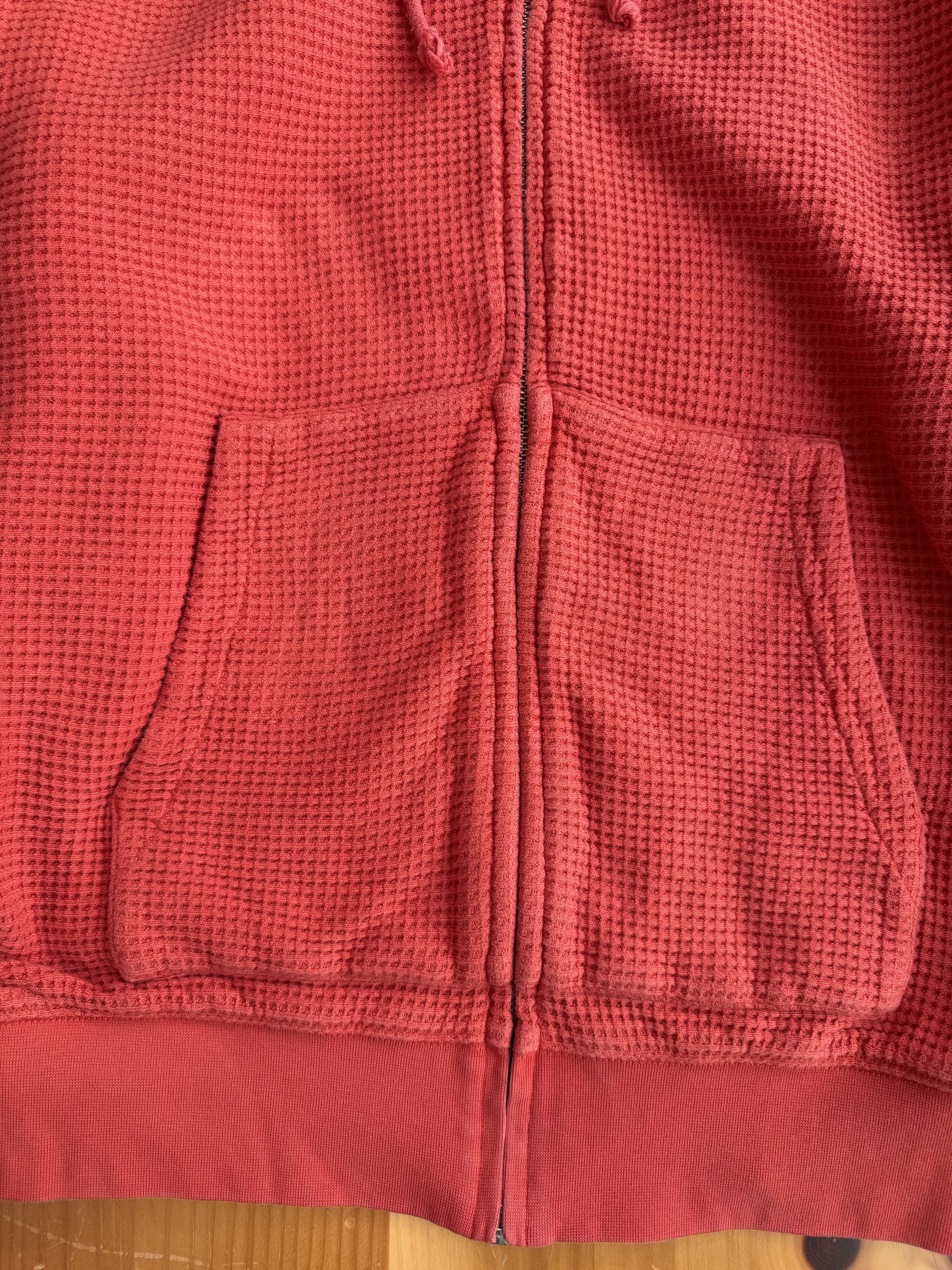 Stussy Stussy Double Layer Waffle Hoodie WORK Size US L / EU 52-54 / 3 - 3 Thumbnail