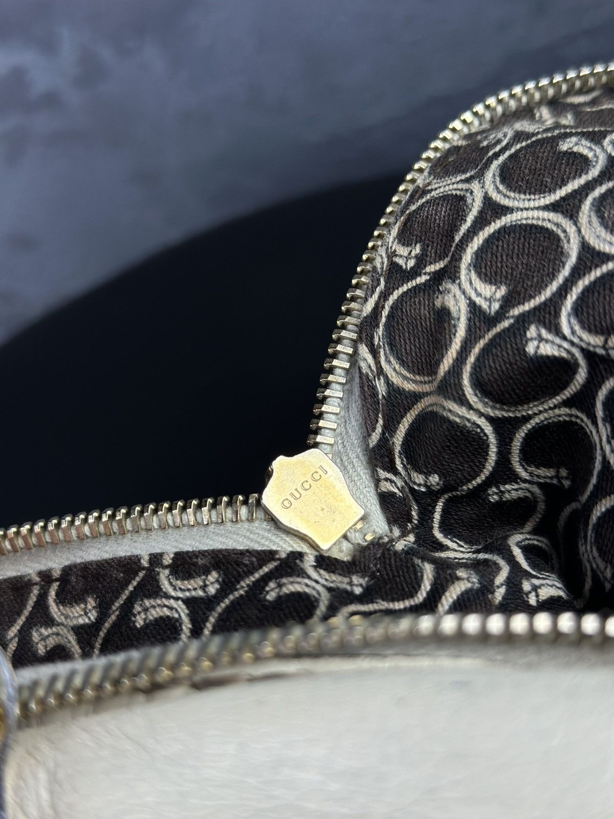 Gucci Gucci Ivory Leather Horsebit Nail Medium Tote Boston Bag Size ONE SIZE - 15 Thumbnail