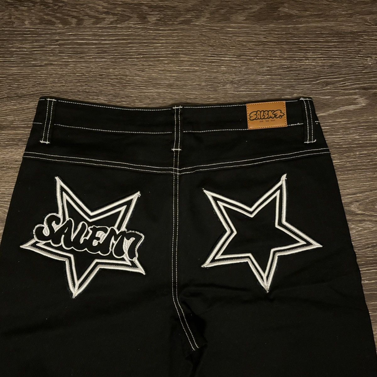 Other Salem7 Pentagram Black Denim Jeans Size US 30 / EU 46 - 9 Thumbnail