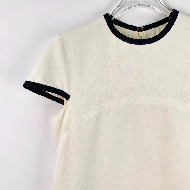 Thom Browne Thom Browne White cotton round neck short sleeves Size 27" / US 4 / IT 40 - 3 Thumbnail