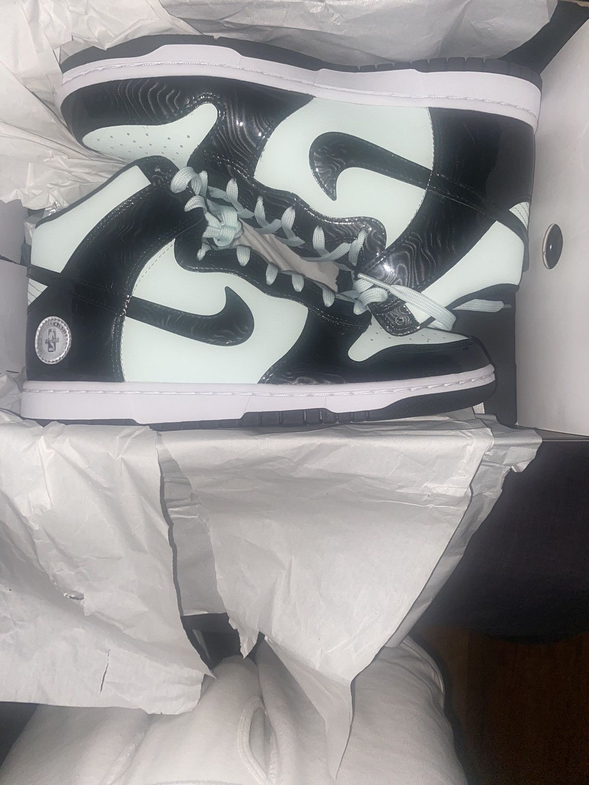 Nike Nike Dunk High SE All-Star (2021) sz-9.5 dead stock Size US 9.5 / EU 42-43 - 5 Thumbnail