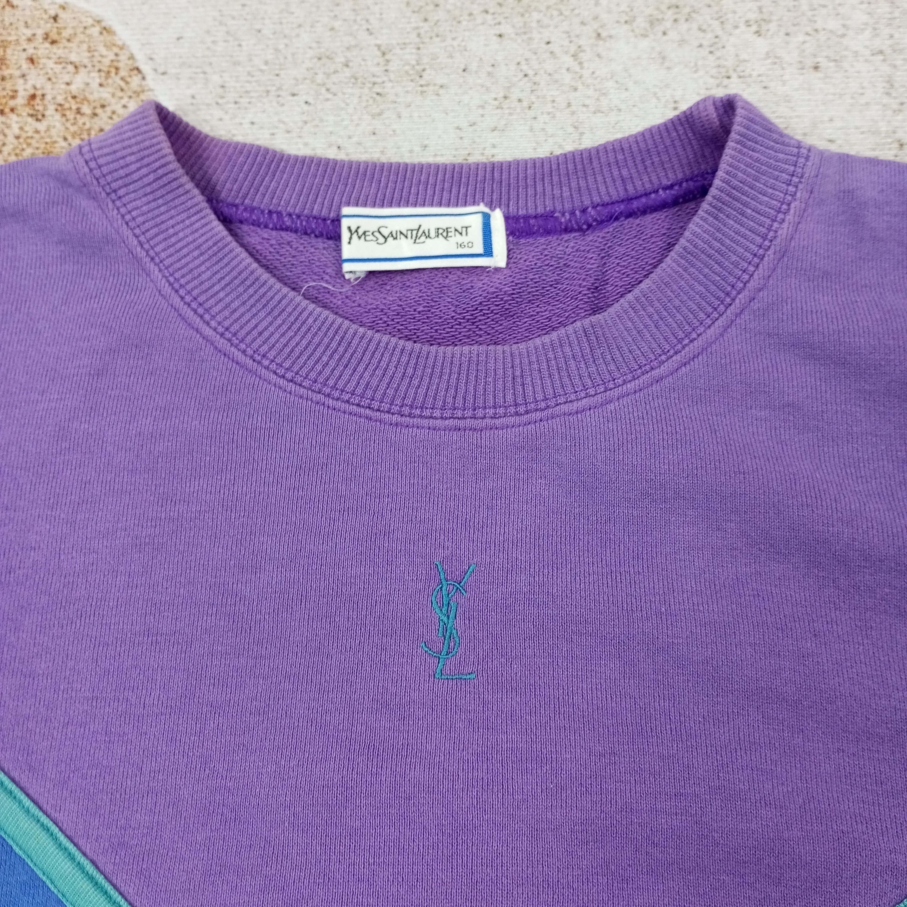 Vintage × Yves Saint Laurent Yves Saint Laurent Sweatshirt c222n11 Size US L / EU 52-54 / 3 - 2 Thumbnail