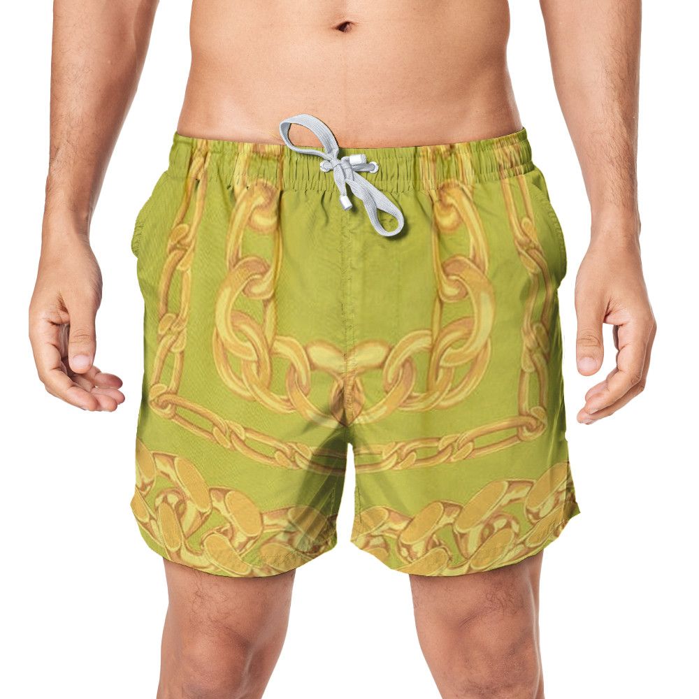 Designer Medusa Chains Shorts Size US 28 / EU 44 - 1 Thumbnail