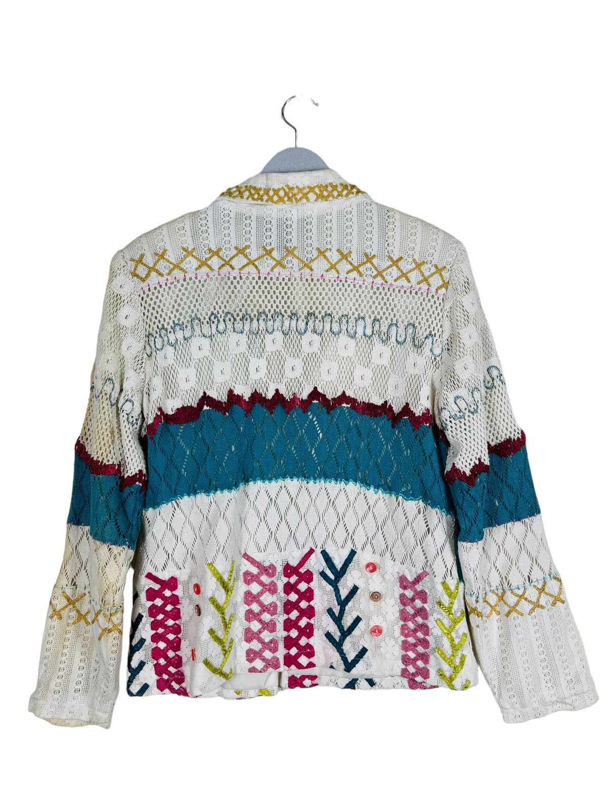 🔥 VINTAGE ALEX KU PATCHWORK COLORY KNITTED