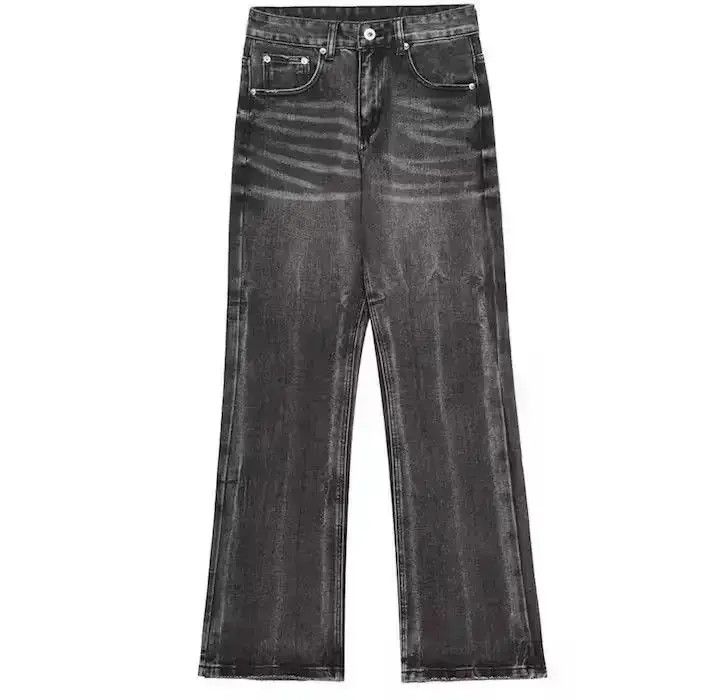 Japanese Brand Washed Carpenter Black Stack Jeans Size US 30 / EU 46 - 6 Thumbnail