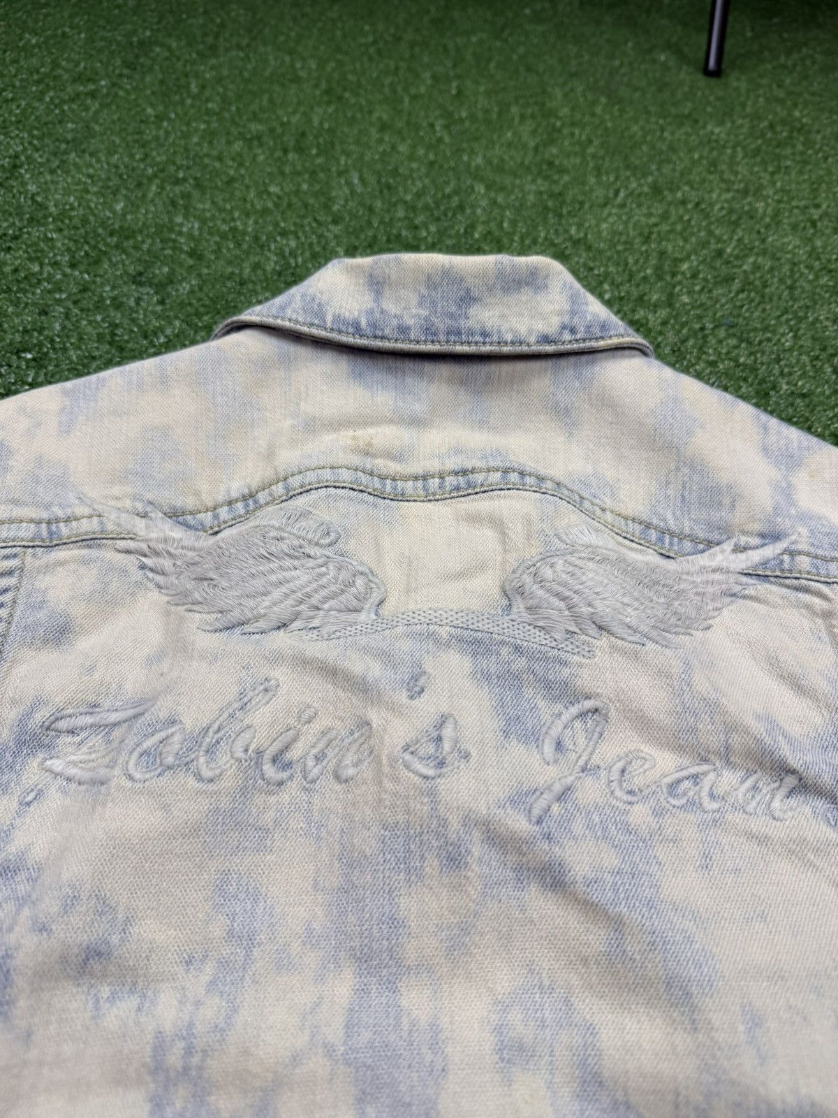 Robins Jeans Men’s size small robins Jean Jean jacket blue acid wash Size US S / EU 44-46 / 1 - 8 Thumbnail