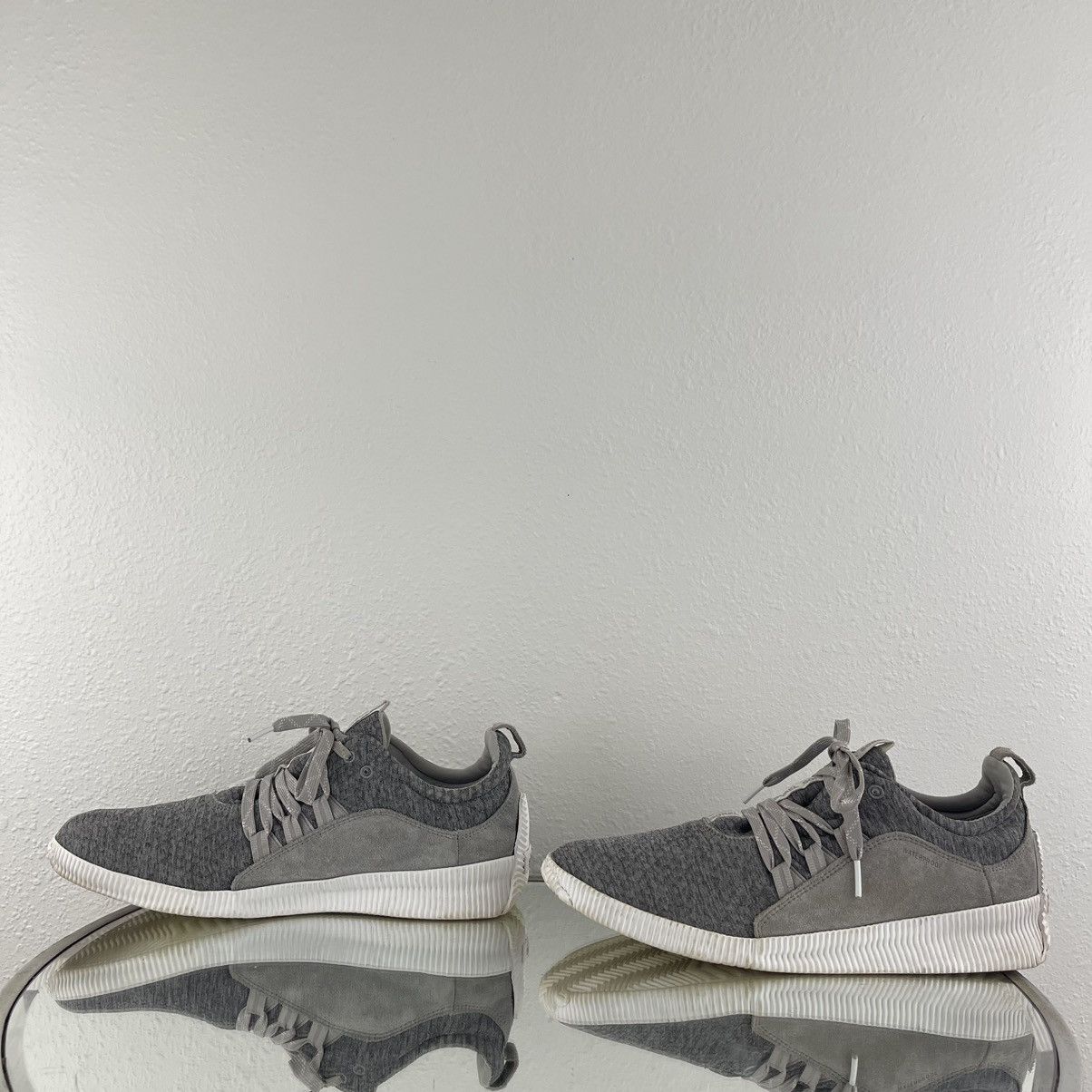 SOREL SOREL Dove Grey Suede Leather White Out N About Sneakers Size US 12 / IT 42 - 10 Thumbnail