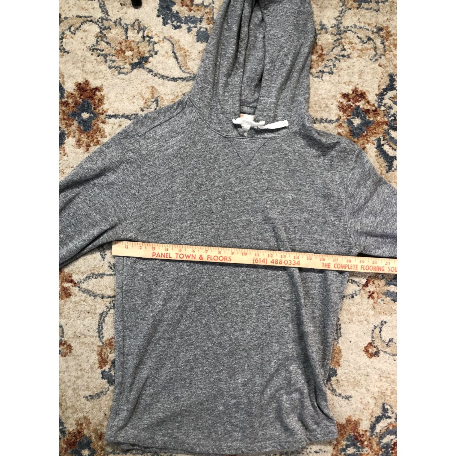 Marine Layer Marine Layer Hoodie Shirt Mens S Gray Lightweight Jersey Pullover Size US S / EU 44-46 / 1 - 7 Thumbnail