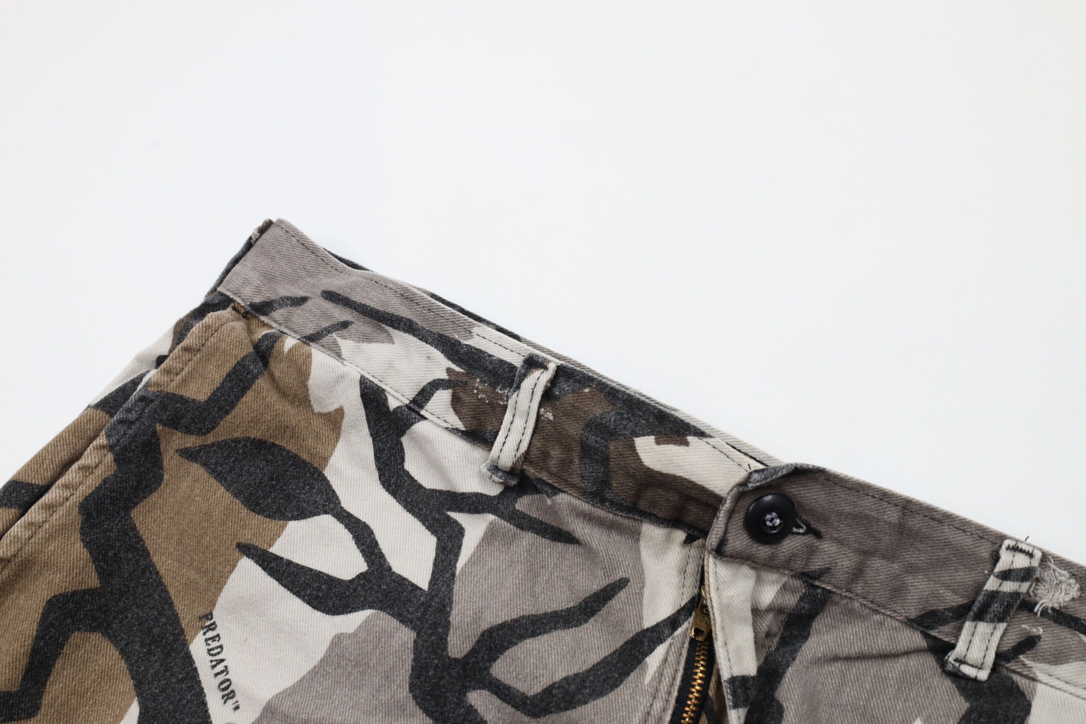 Vintage Vintage 90s Streetwear Camouflage Wide Leg Cargo Pants USA Size US 38 / EU 54 - 10 Thumbnail