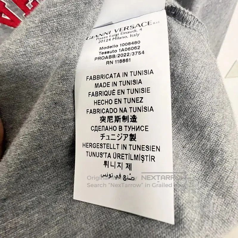 Versace Versace Grey Cotton Short Sleeve T-Shirt . Size US M / EU 48-50 / 2 - 5 Thumbnail