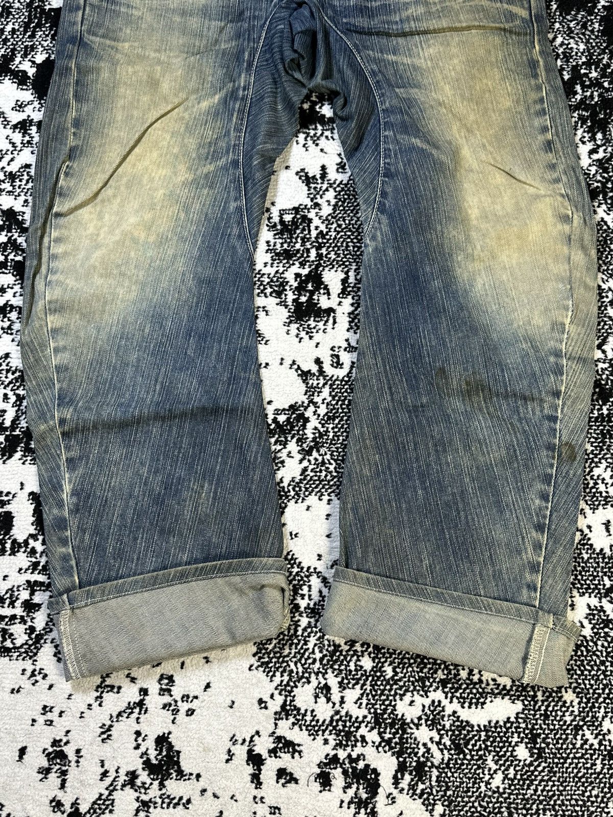 Kapital Edwin XV Function Baggy Mud Wash Denim Size US 30 / EU 46 - 2 Thumbnail