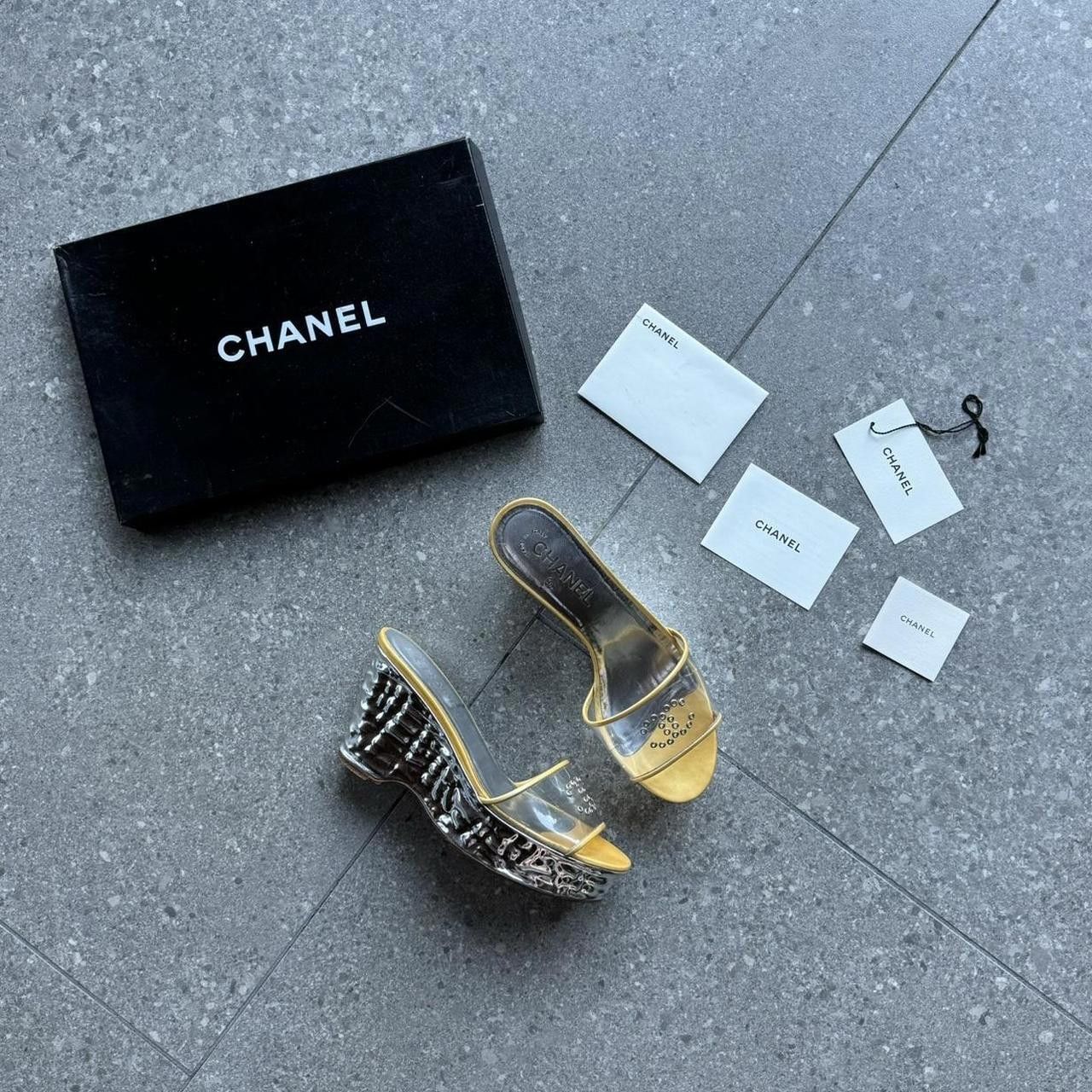 Chanel Chanel 2000s Platform Wedge Sandal Size US 6 / IT 36 - 1 Thumbnail