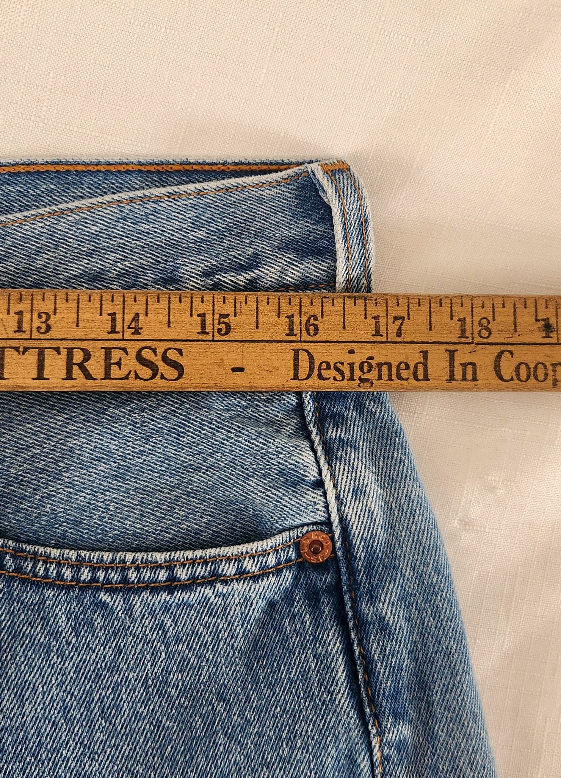 Levi's × Vintage Levi's 501 XX VTG True Vintage USA Made Red Tab 90s Blue 34 Size US 34 / EU 50 - 6 Thumbnail