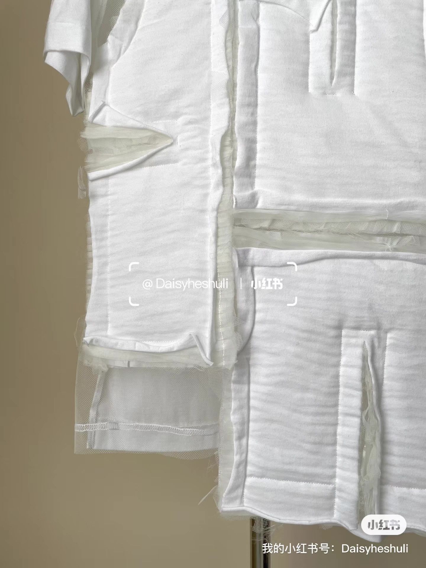 Comme des Garcons Comme des Garçons Spliced Short Sleeve T-shirt Ｑ24 Size S / US 4 / IT 40 - 3 Thumbnail