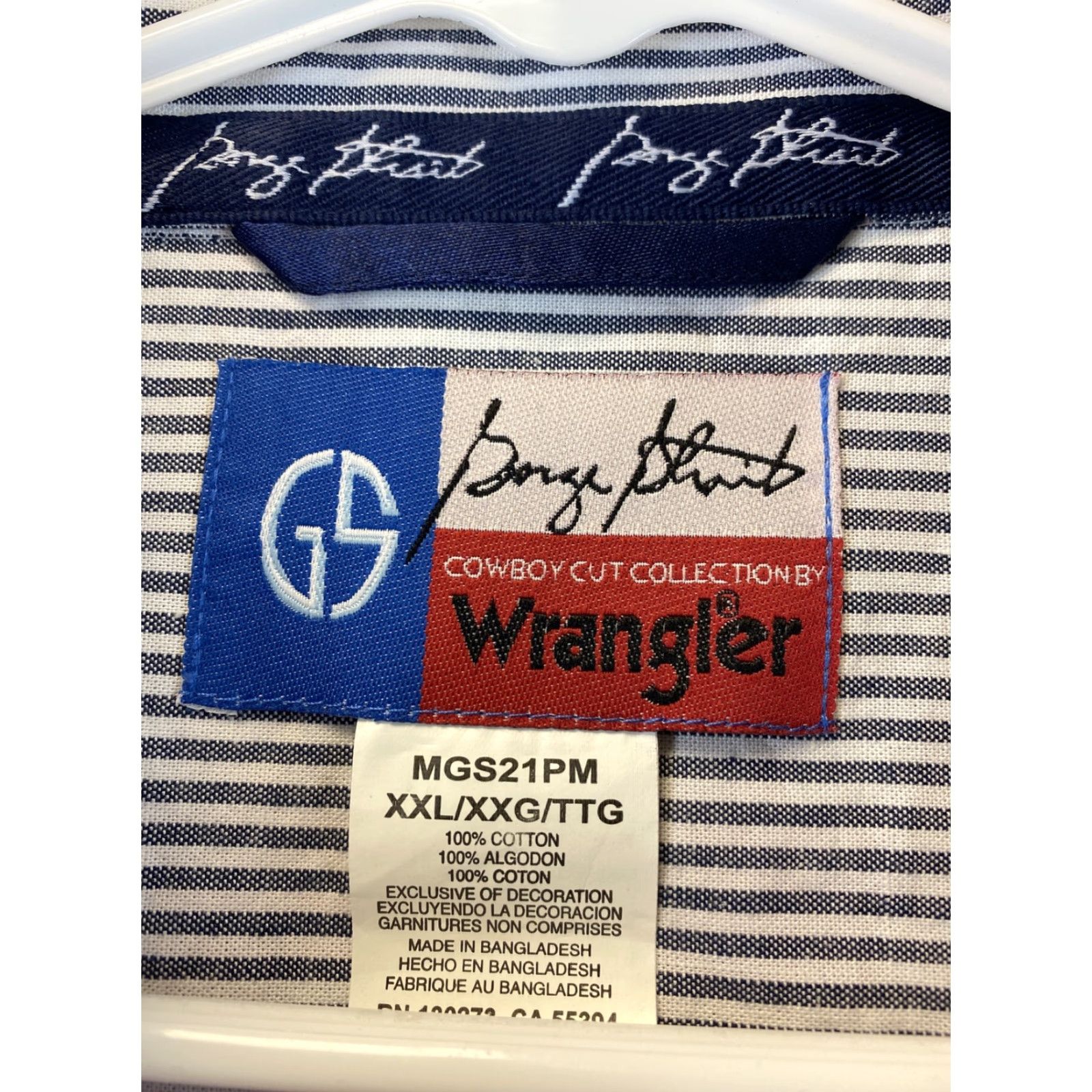Wrangler Wrangler Men's XXL Dress Shirt Button-Up Short Sleeve Plaid /82-26 Colorful Outdoor Western Size 48R - 6 Thumbnail