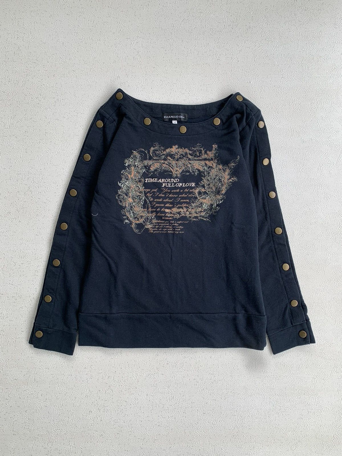 If Six Was Nine 2000s Japanese Archive poem meesege studed punk ifsix style Size US M / EU 48-50 / 2 - 1 Thumbnail