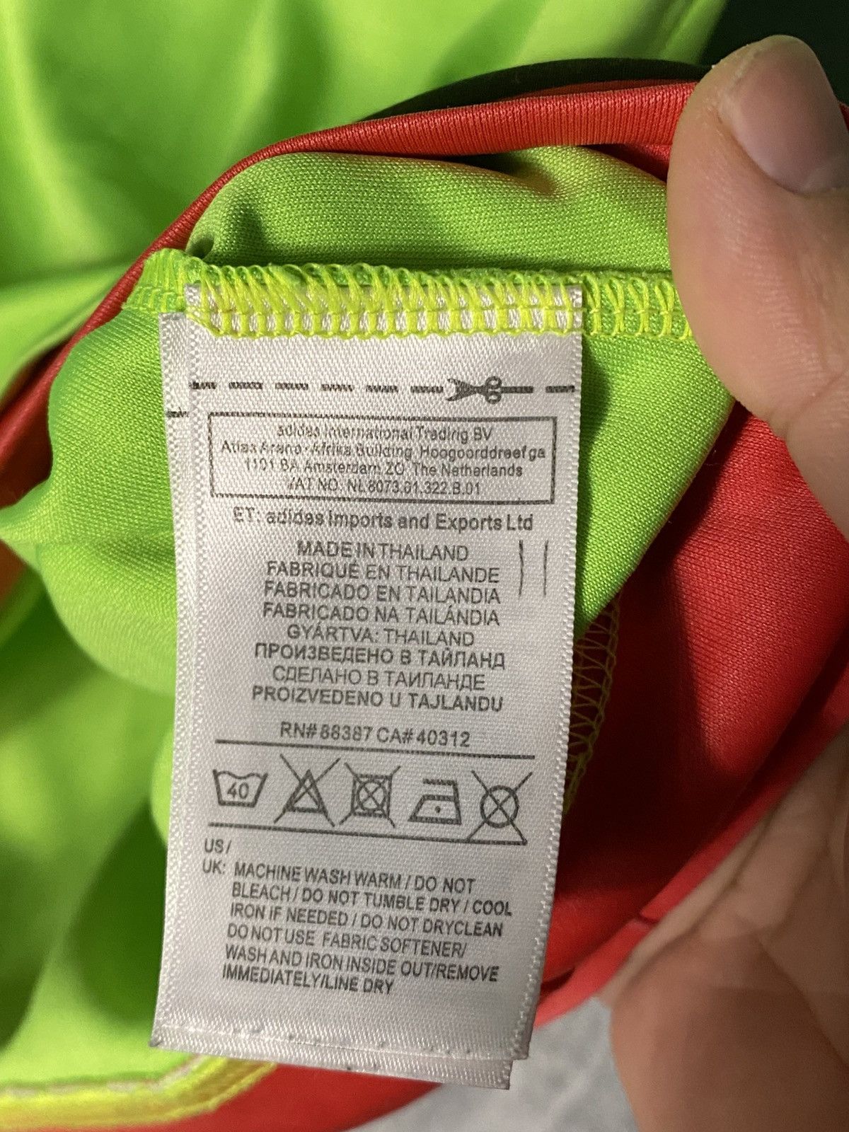 Vintage Vintage Ajax Adidas Soccer Jersey 2015 #10 Klaassen Size US S / EU 44-46 / 1 - 5 Thumbnail
