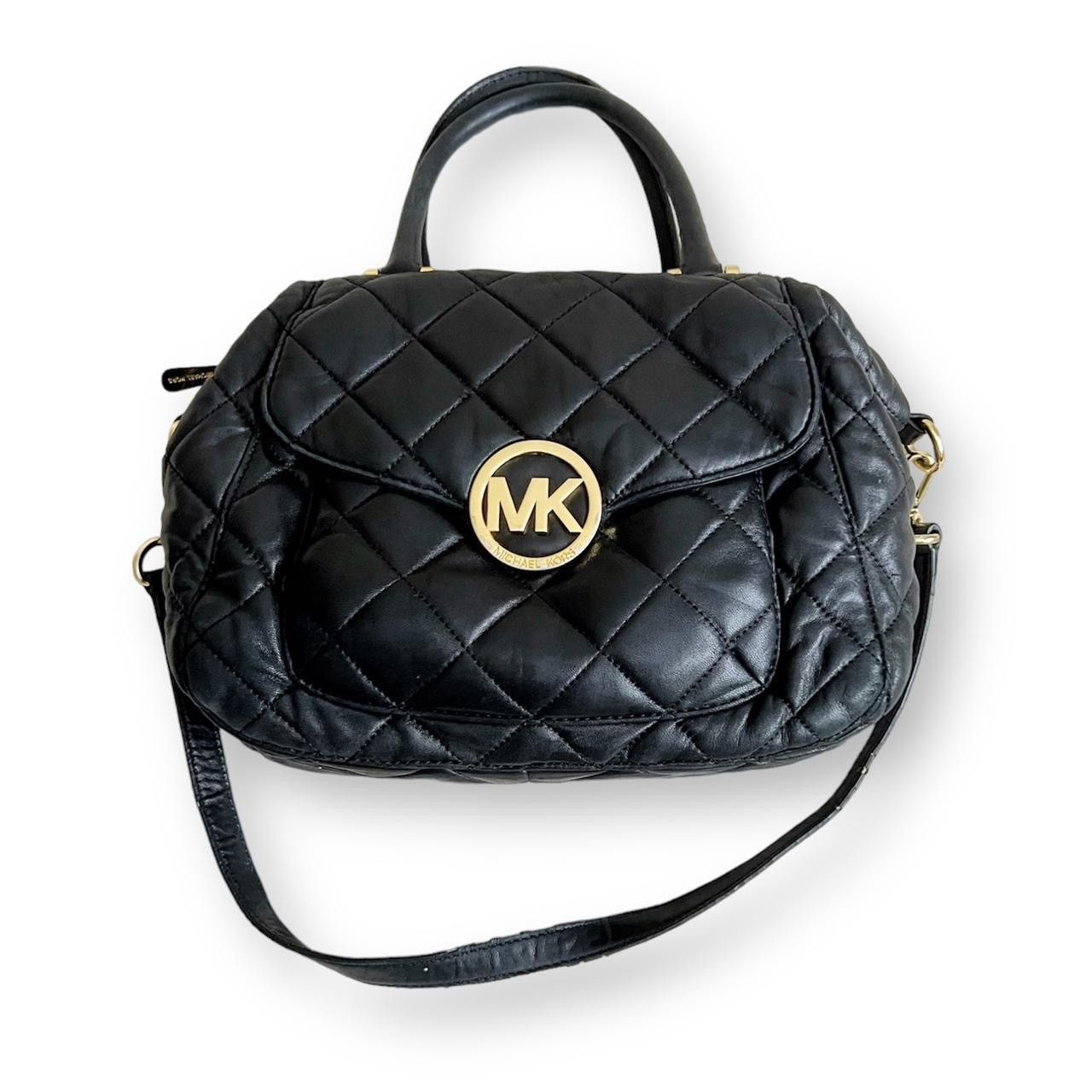 Michael Kors Michael Kors black quilted leather large Fulton bag Size ONE SIZE - 1 Thumbnail