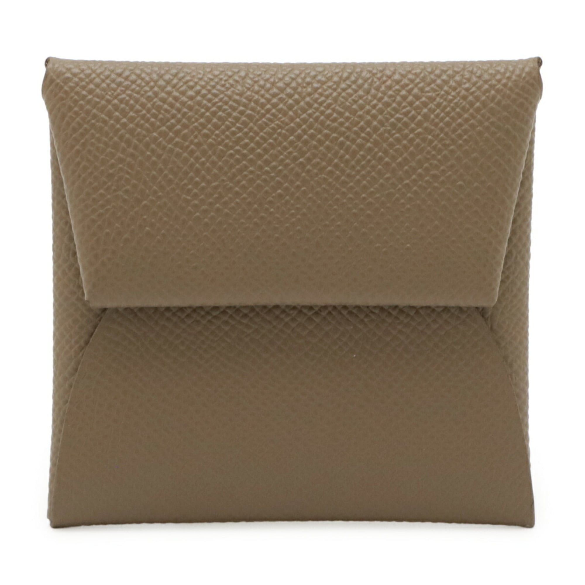 Hermes HERMES Bastia Coin Purse, Epsom Leather, Etoupe, Greige, Z Stamp Size ONE SIZE - 1 Thumbnail