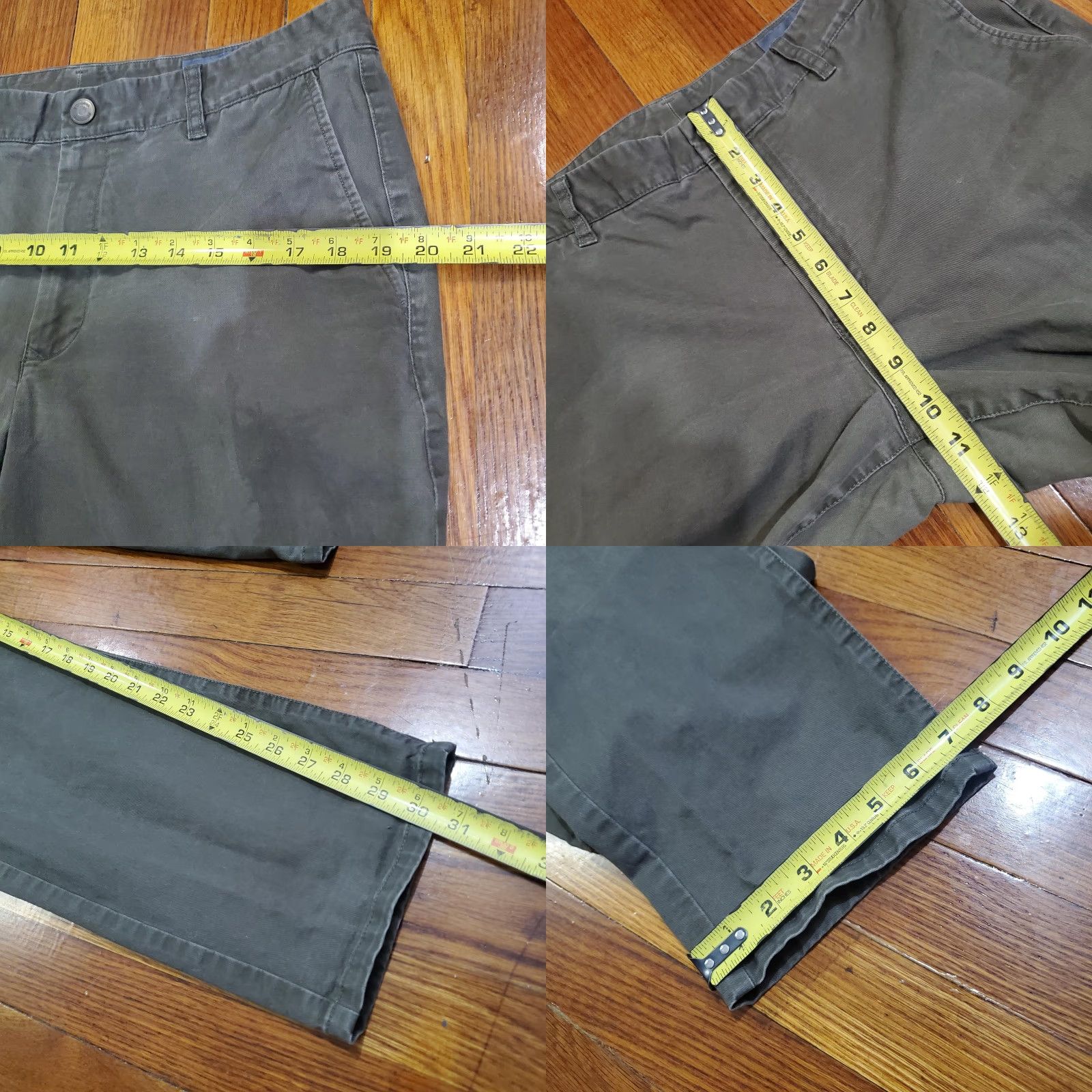 Bonobos Bonobos Pants Mens 34x32 Gray Straight Fit Cotton Chinos Casual Work Trousers Size US 34 / EU 50 - 9 Thumbnail