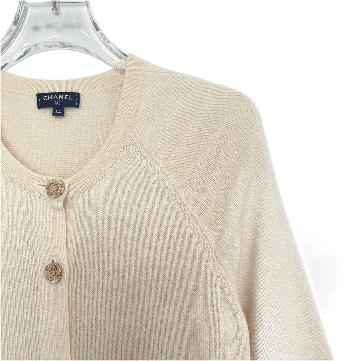 Chanel Chanel Solid Color Crew Neck Mid-sleeve Knitted Dress K26WX Size XXS / US 00 / IT 34 - 3 Thumbnail