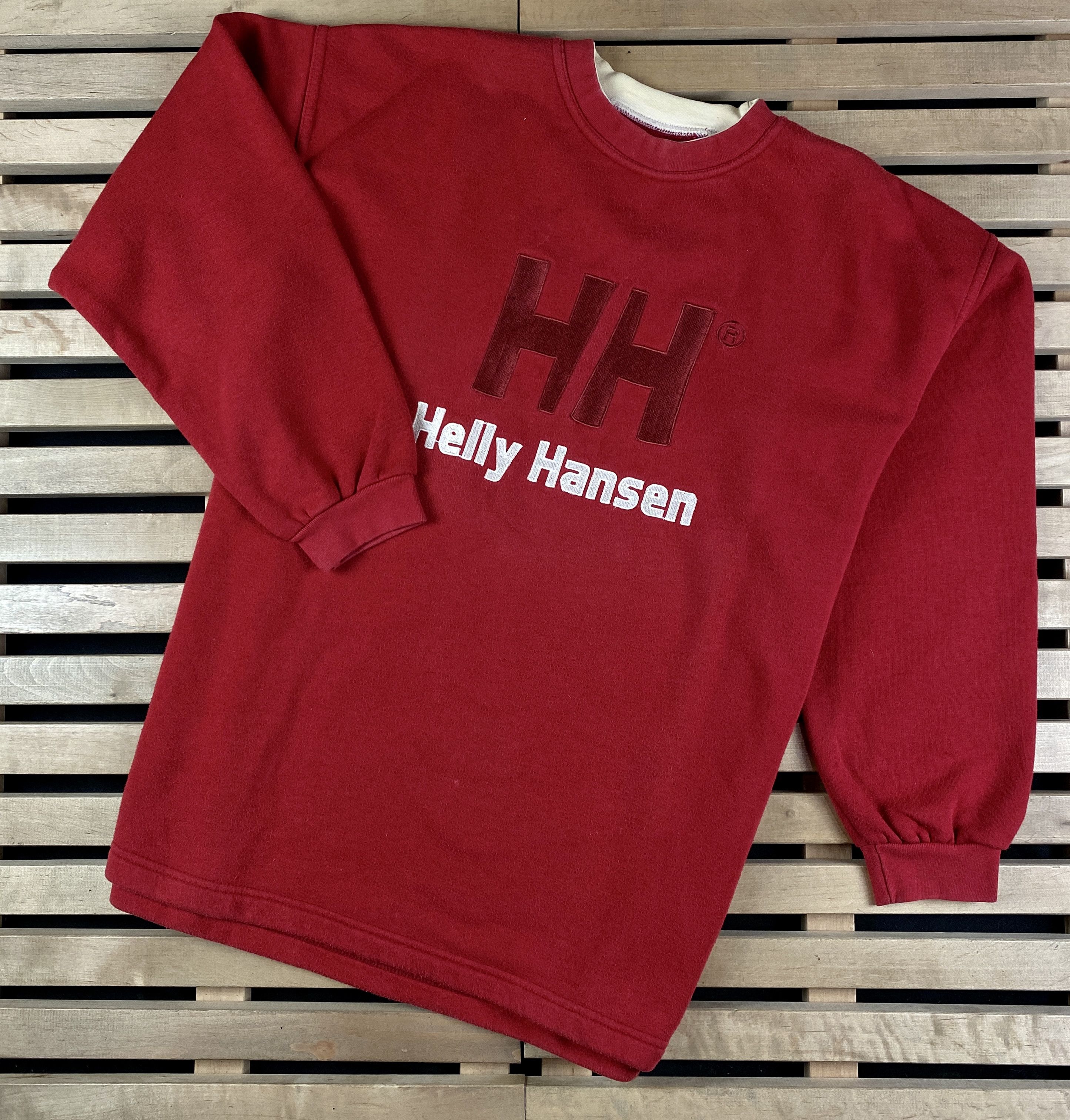 Helly Hansen × Vintage Mens Vintage Long Sleeve Sweatshirt Helly Hansen Size XL Size US XL / EU 56 / 4 - 1 Thumbnail