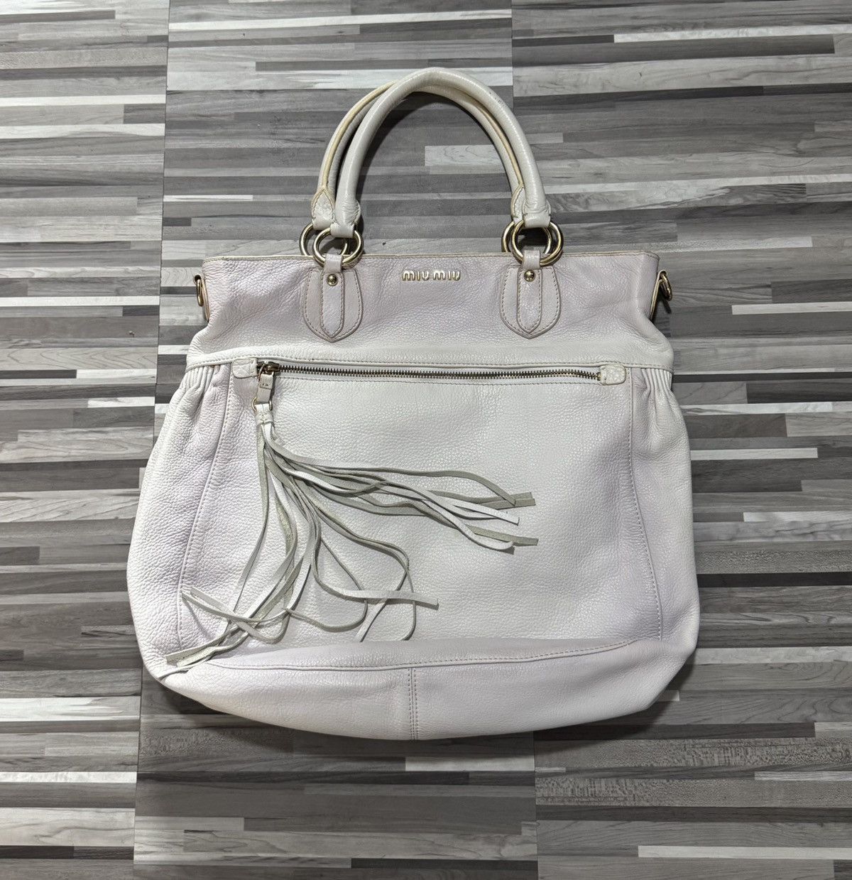 Miu Miu MIU MIU VITELLO LEATHER BAG Size ONE SIZE - 2 Thumbnail