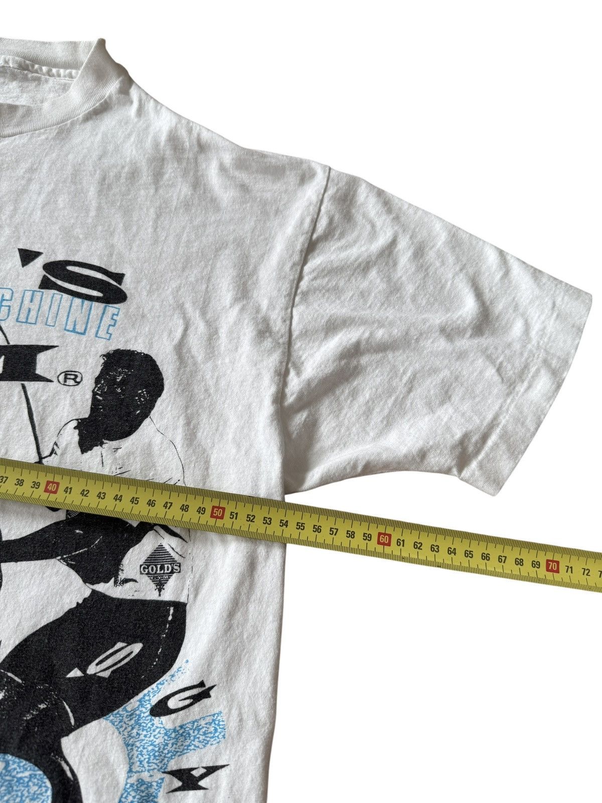 Vintage *RARE* 1991 90s VINTAGE GOLD’S GYM FITNESS AOP T-SHIRT SPORT Size US L / EU 52-54 / 3 - 12 Thumbnail