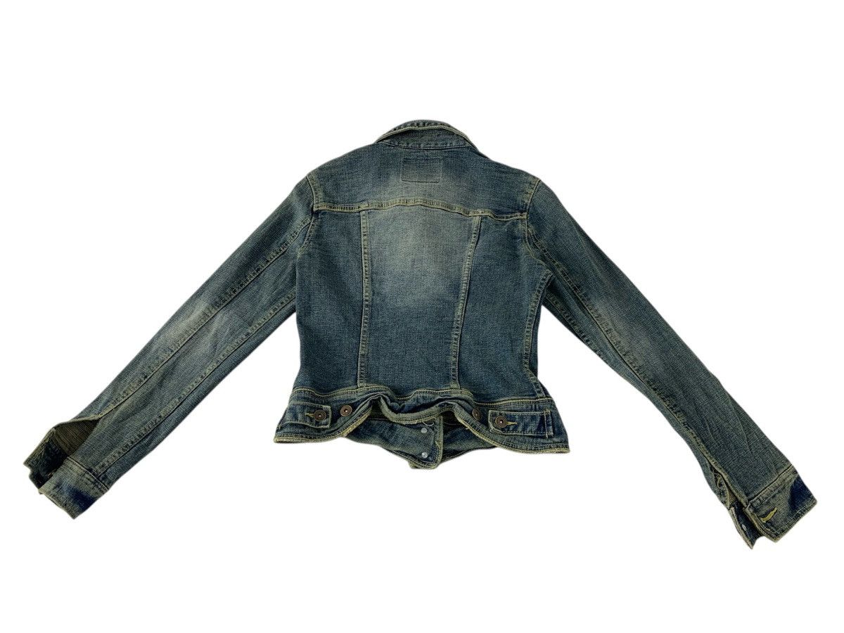 Other Girl Magic Indigo Denim Jacket Double Pocket Western Style Size XS / US 0-2 / IT 36-38 - 2 Thumbnail