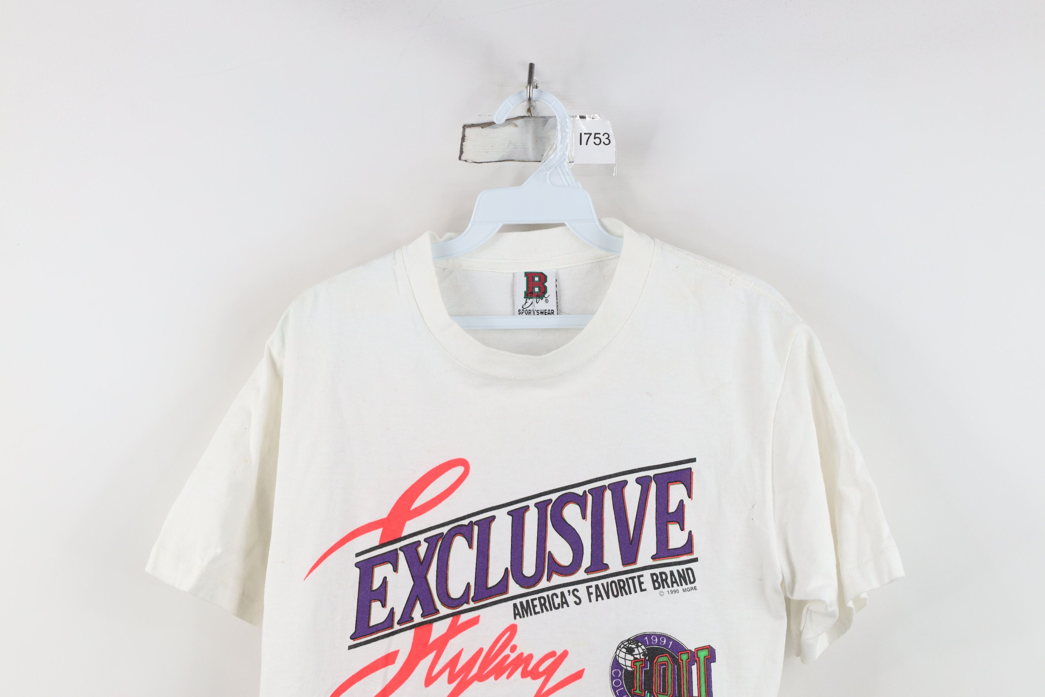 Vintage Vintage 90s IOU Skateboarding Short Sleeve T-Shirt USA Size US M / EU 48-50 / 2 - 2 Thumbnail