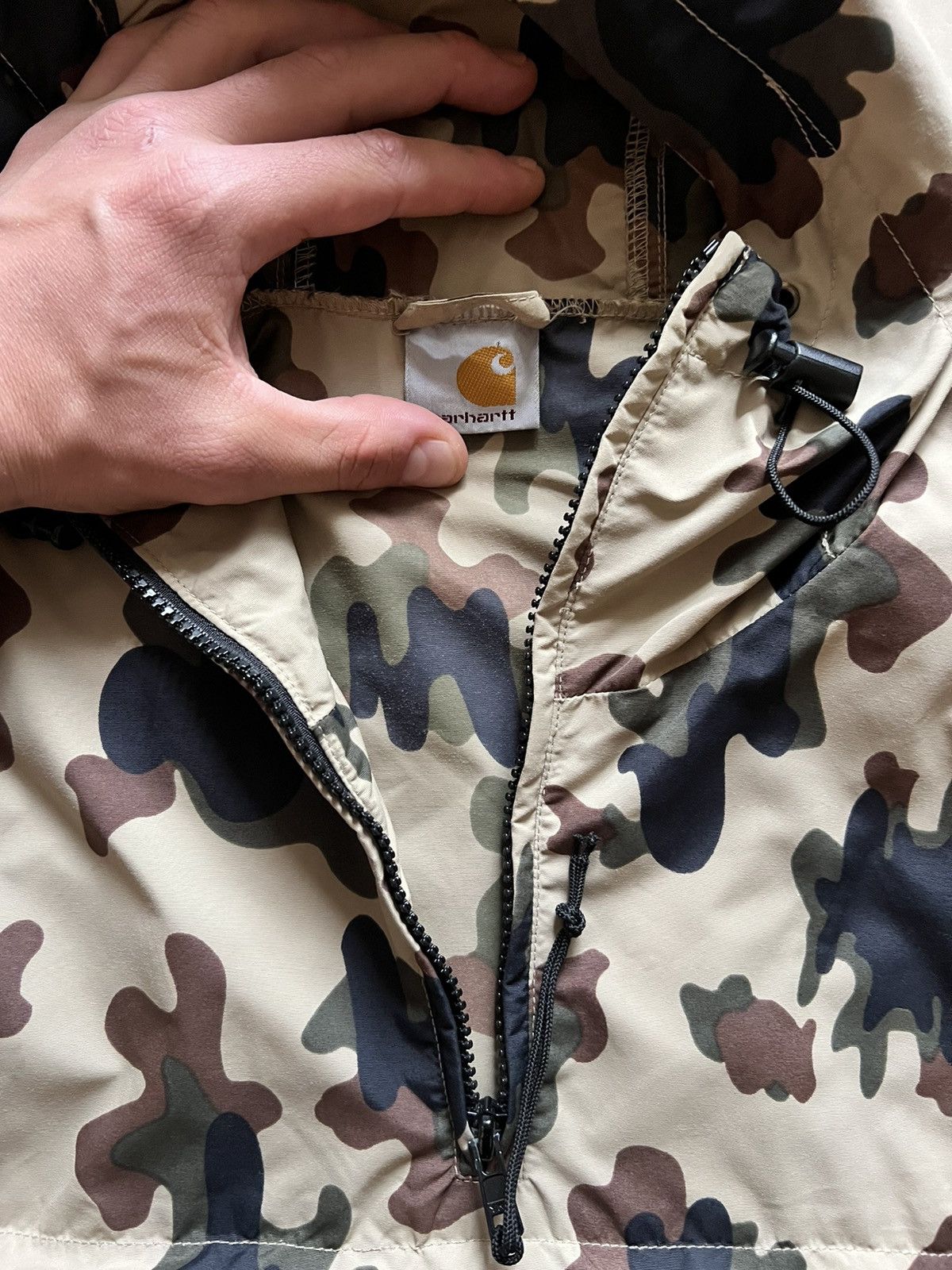 Carhartt × Carhartt Wip × Vintage Carhartt vintage nylon camo anorak jacket Size US XL / EU 56 / 4 - 3 Thumbnail