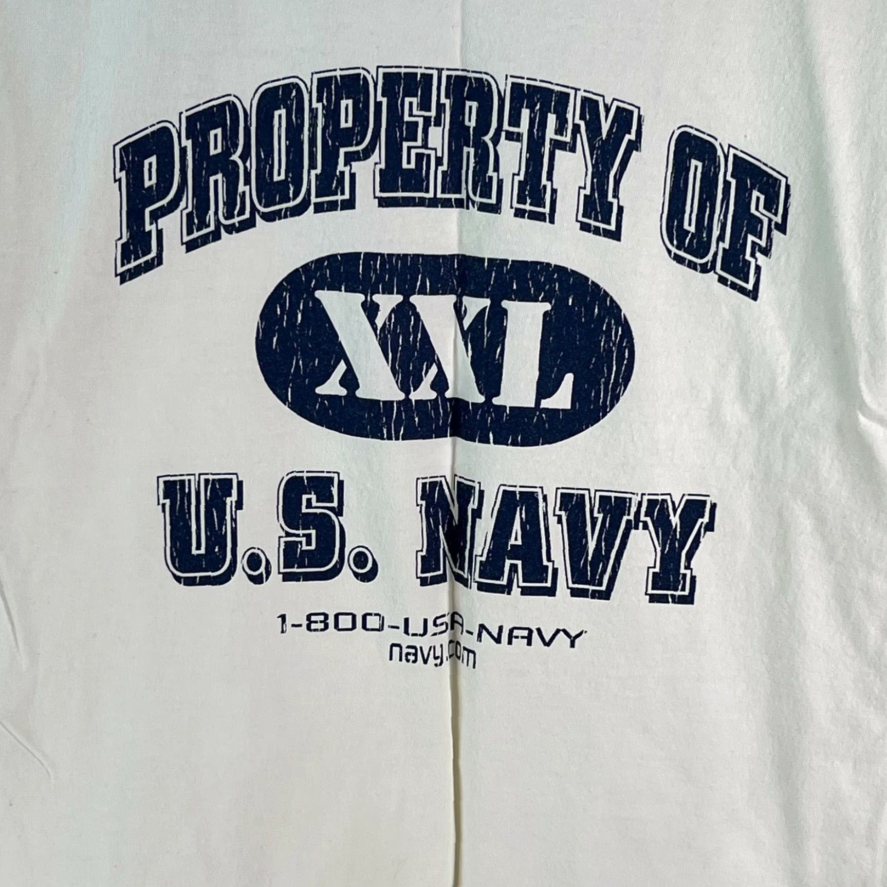 Vintage Murina T-Shirt Graphic White Short Sleeve Crew Neck 100% Cotton Adult M US Navy US Made Mens Size US M / EU 48-50 / 2 - 3 Thumbnail