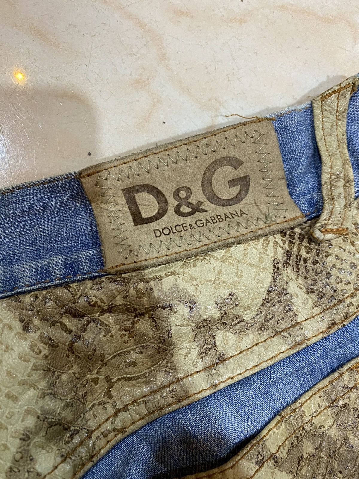 Dolce & Gabbana Short denim vintage dolce & gabbana leather Size US 30 / EU 46 - 6 Thumbnail