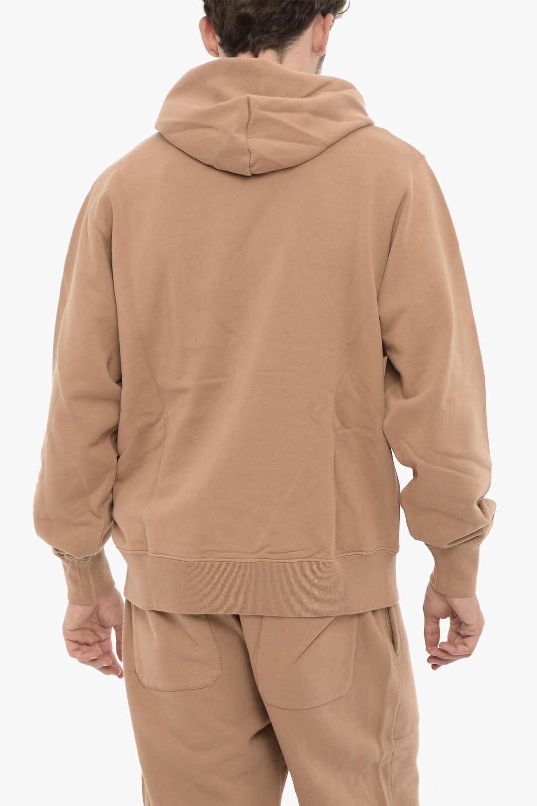 Ambush Design og1mm0925 Fleeced Cotton Hoodie in Brown Size US XXS / EU 40 - 2 Thumbnail
