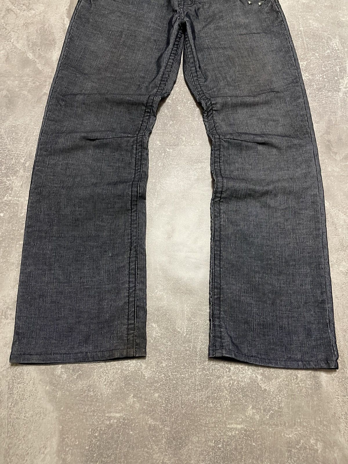 Affliction Vintage Reactive Avant Garde Studded Buggy Pants Y2K Size US 34 / EU 50 - 13 Thumbnail